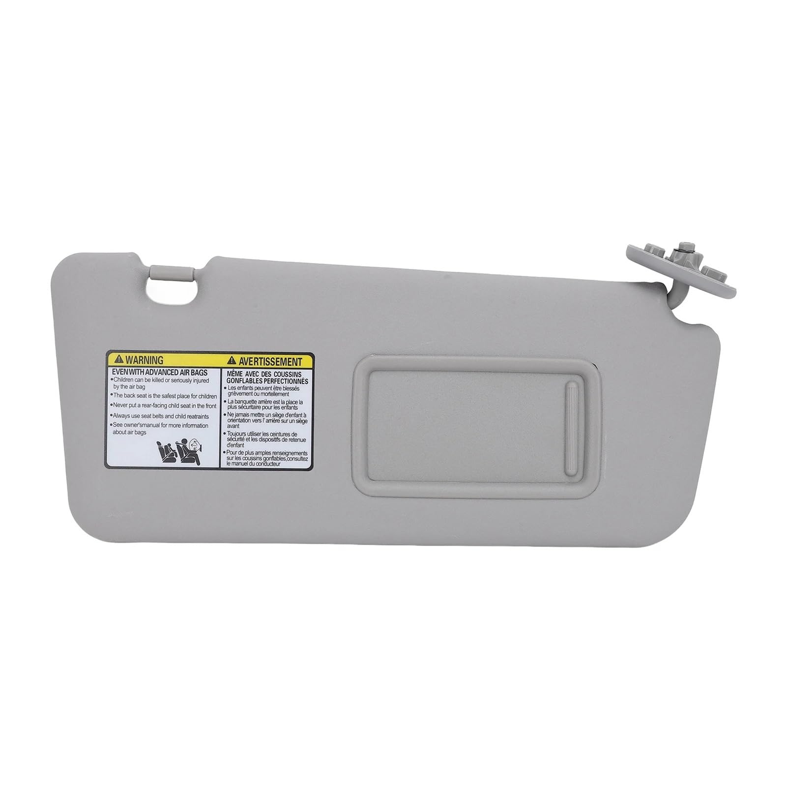 Sonnenblende Für RAV4 2004 Zu 2005 Vorne Rechts Passagier Seite Sonnenblende Mit Make-Up Spiegel Schatten Sonnenblende(Grey) von SANCAK