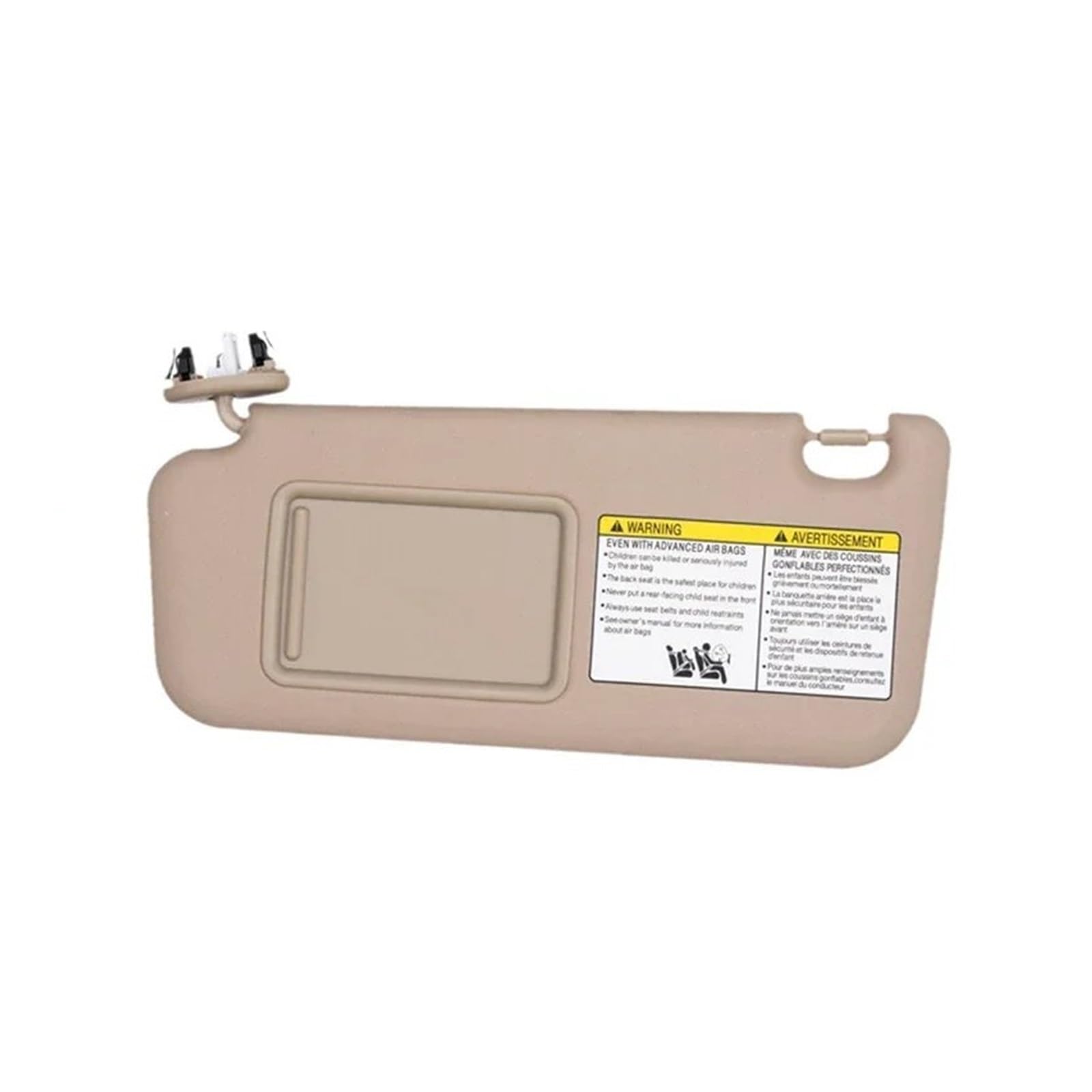 Sonnenblende Für RAV4 2006 2007 2008 2009 2010 2011 2012 2013 Beige Grau Auto Sonnenblende Links Rechts Seite Fahrerseite Beifahrerseite(Beige Left) von SANCAK
