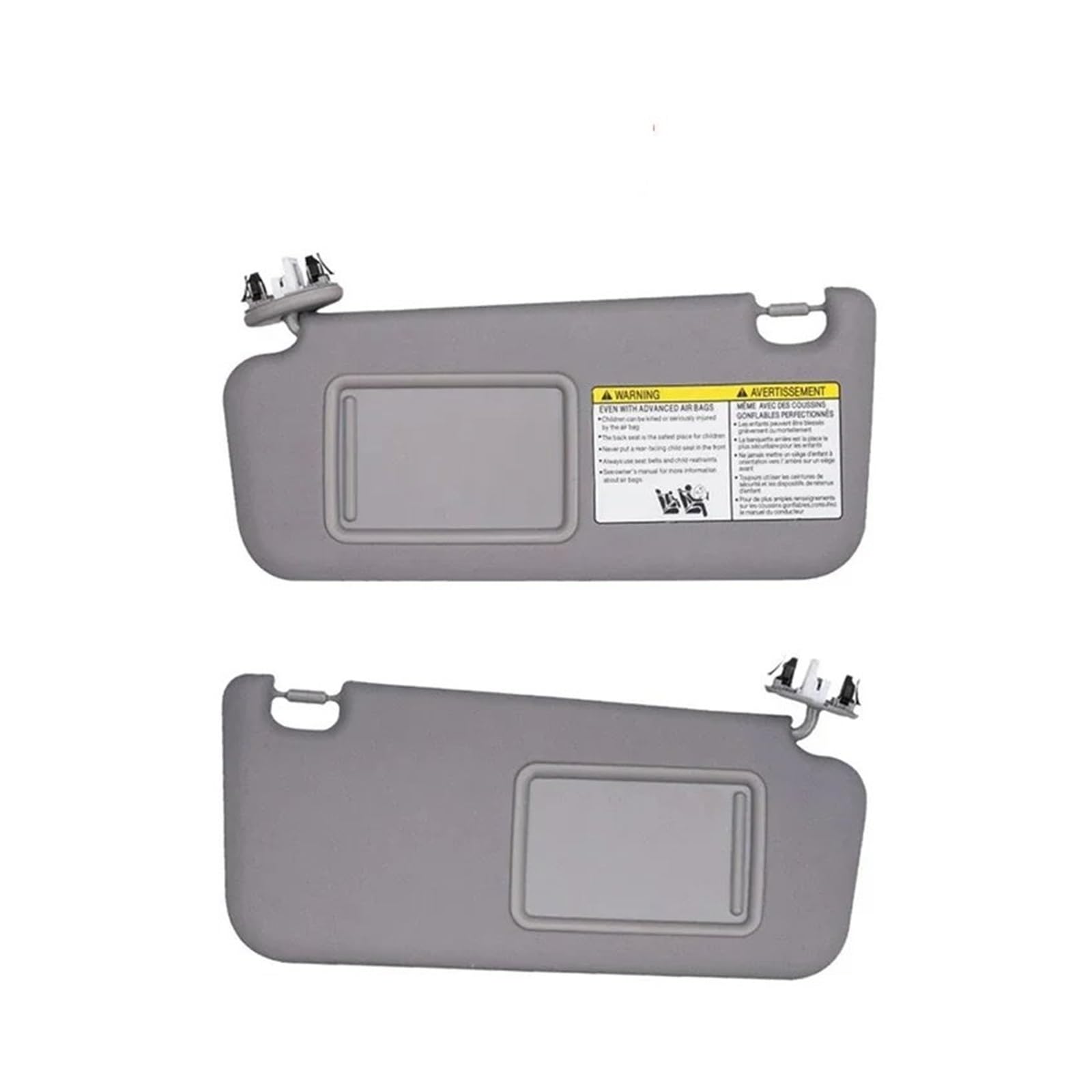 Sonnenblende Für RAV4 2006 2007 2008 2009 2010 2011 2012 2013 Beige Grau Auto Sonnenblende Links Rechts Seite Fahrerseite Beifahrerseite(Grey 1 Pair) von SANCAK