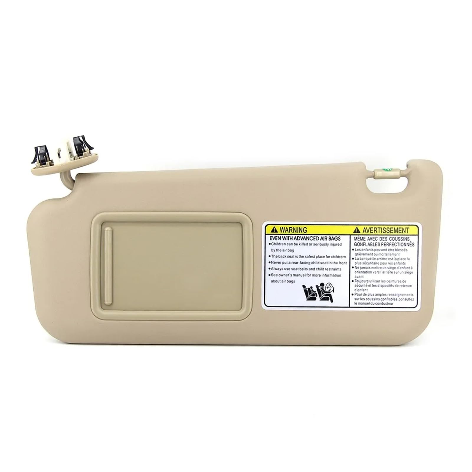 Sonnenblende Für RAV4 2006 2007 2008 2009 2010 2011 2012 Auto-Sonnenblende Linke Seite Rechte Seite Fahrerseite Und Beifahrerseite Beige/Grau(Beige Left) von SANCAK