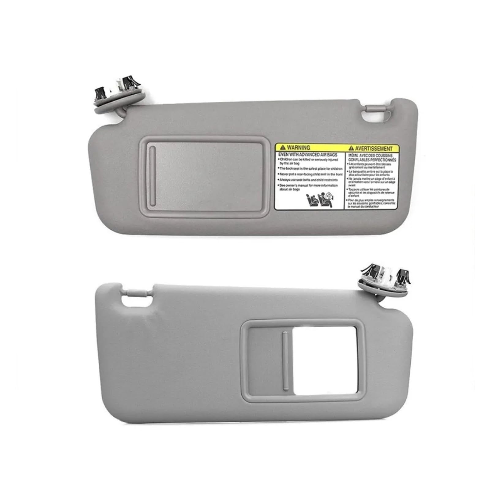 Sonnenblende Für RAV4 2006 2007 2008 2009 2010 2011 2012 Auto-Sonnenblende Linke Seite Rechte Seite Fahrerseite Und Beifahrerseite Beige/Grau(Grey Left and Right) von SANCAK