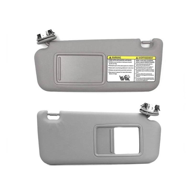 Sonnenblende Für RAV4 2006 2007 2008 2009 2010 2011 2012 Auto-Sonnenblende Linke Seite Rechte Seite Fahrerseite Und Beifahrerseite Beige/Grau(Grey Left and Right) von SANCAK