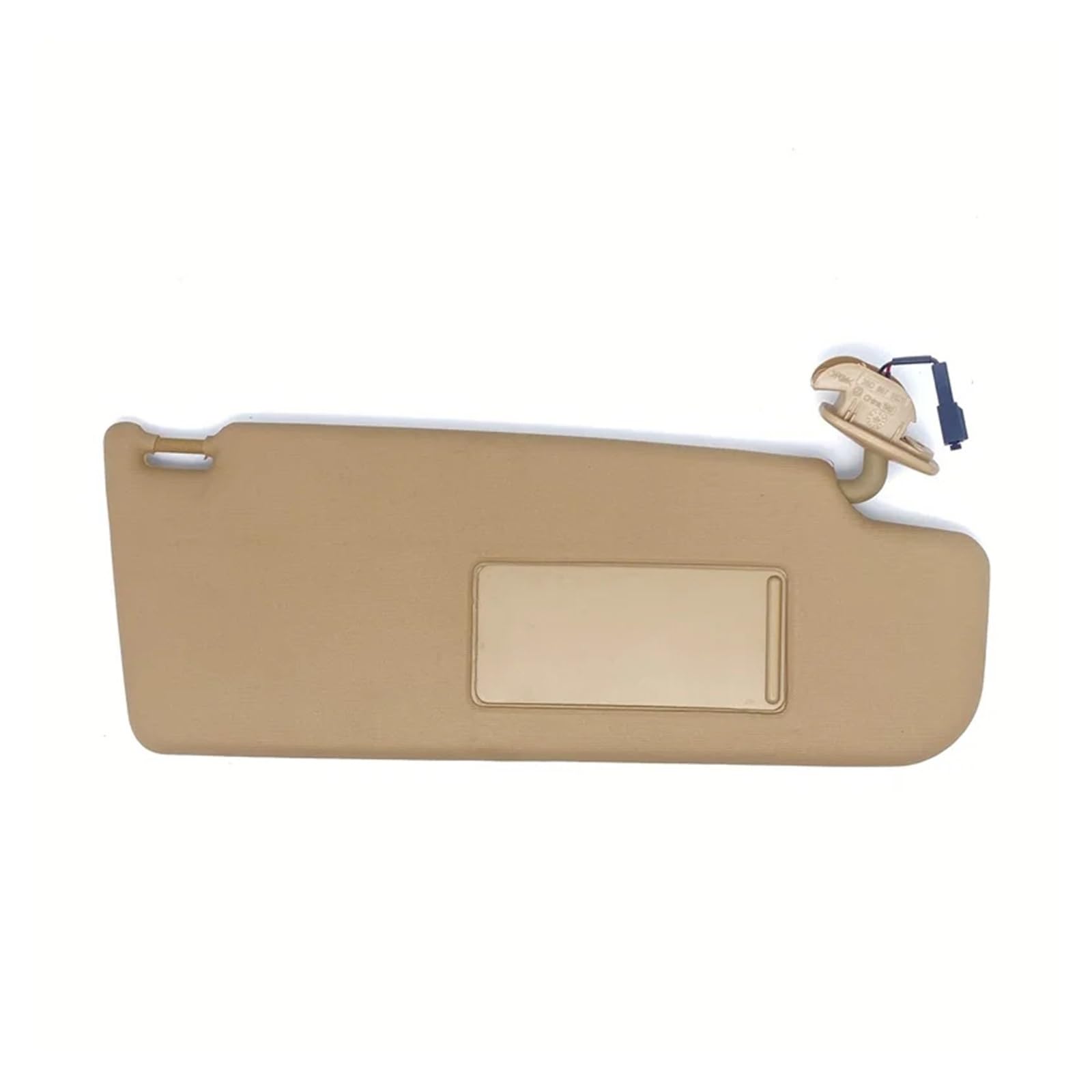 Sonnenblende Für VW Für Käfer Für Golf 4 MK4 Für Passat Für SUPERB Für Leon 2000-2006 Sonnenblende Mit Einem Make-Up Spiegel Sonnenblende(Dark beige Right) von SANCAK