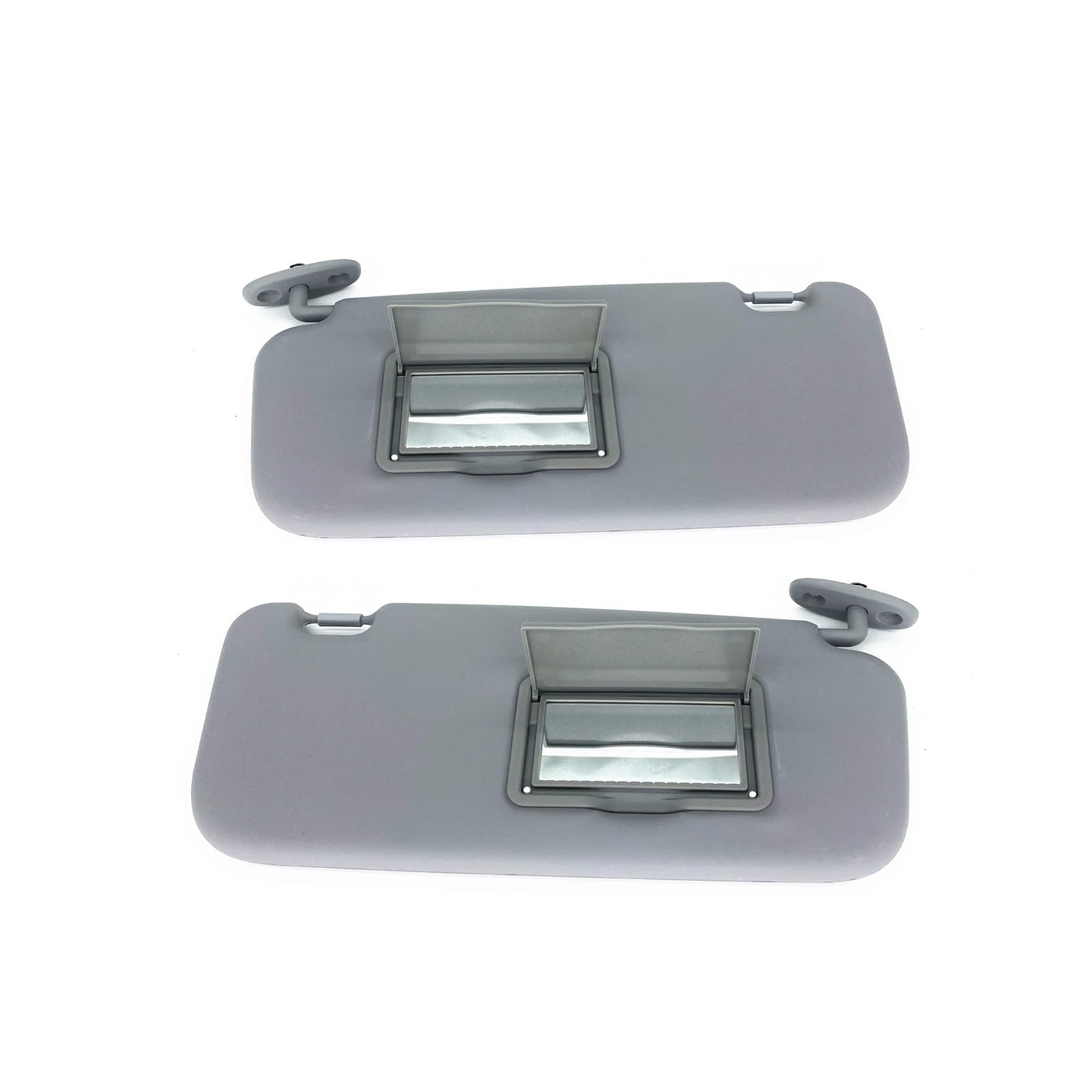 Sonnenblende Grauer Sonnenschirm Für Hyundai Für Getz Für Click 2002 2003 2004 2005–2012 Linke Sonnenblende Rechte Sonnenblende Schildschatten Mit Spiegel(2X Left-Right) von SANCAK
