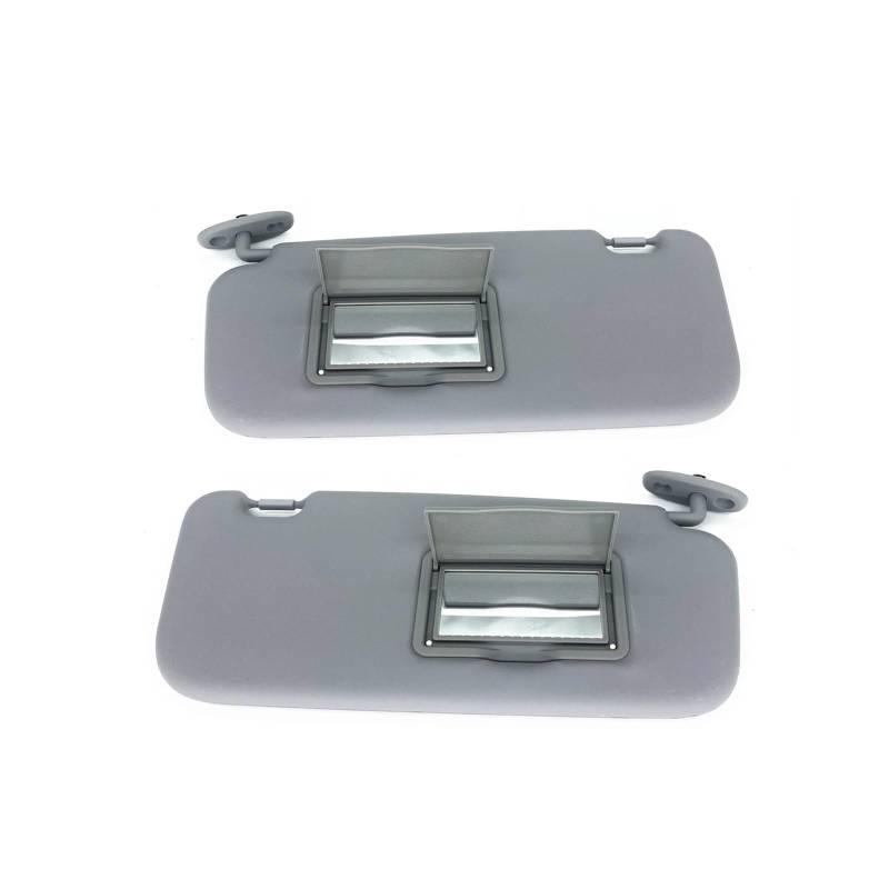 Sonnenblende Grauer Sonnenschirm Für Hyundai Für Getz Für Click 2002 2003 2004 2005–2012 Linke Sonnenblende Rechte Sonnenblende Schildschatten Mit Spiegel(2X Left-Right) von SANCAK