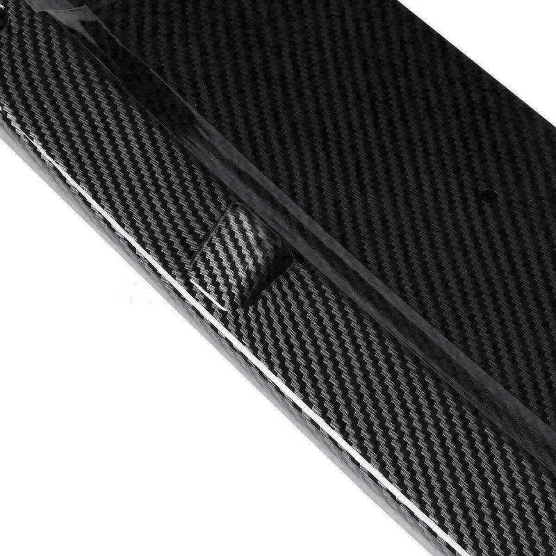 Spoilerlippe Frontspoiler Für VW Für Golf 7 7.5 MK7 MK7.5 Für GTI Für GTD R Für Line Alle Modelle 2012-2020 Diffusor Body Kit Spoiler Guard Frontstoßstange Splitter Lippe Auto-Frontspoiler(Carbon Look von SANCAK