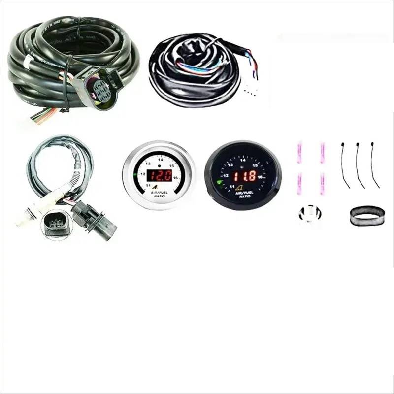 Stickoxid-Sensor Für Nissan 30-0300 30-4110 X-Serie Breitband O2 Luft Kraftstoff Verhältnis Gauge Kit Abgas Sauerstoff Sensor(30-4110 YE Decal) von SANCAK