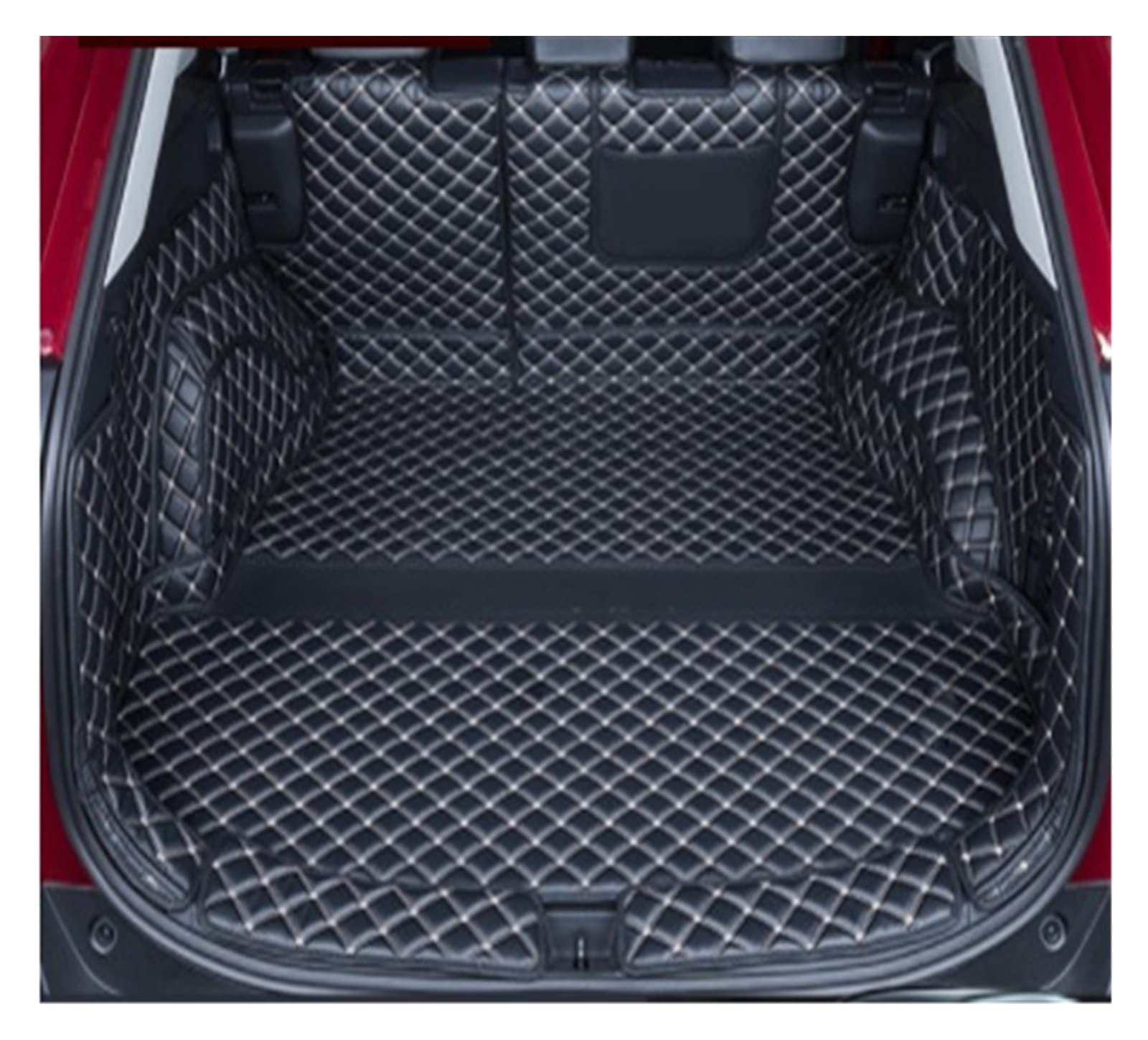 Kofferraum Matte Für Toyota Für RAV4 Für XA50 2020 2021 Autozubehör Kofferraumschutzmatte Catpet Interior Auto Kofferraumschutz (Größe : Full Cover Black) von SANDNE