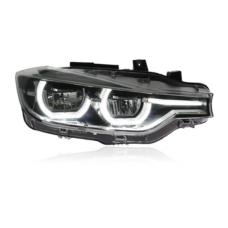 Hauptscheinwerfer für BMW 3 Series F30 2013-2018, LED Scheinwerfer Motor Scheinwerfer Frontscheinwerfer + Set Links/Rechts,Halogen version von SANJSJHXJ