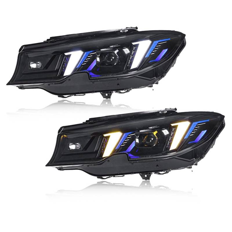 Hauptscheinwerfer für BMW 3 Series G20 2020-2022, LED Scheinwerfer Motor Scheinwerfer Frontscheinwerfer + Set Links/Rechts von SANJSJHXJ
