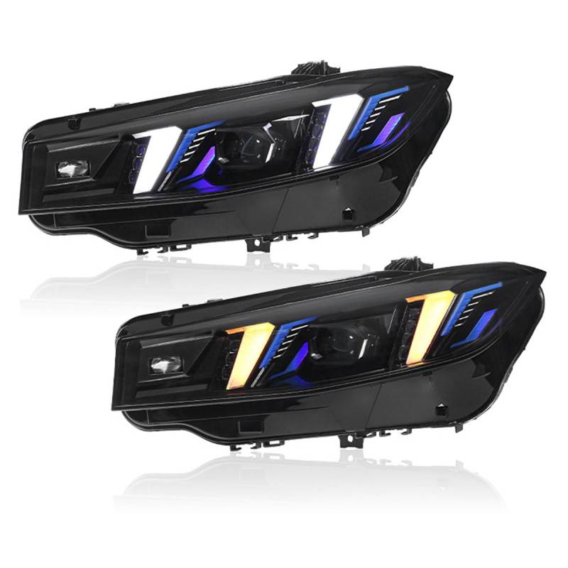 Hauptscheinwerfer für BMW 3 Series G20 2023-2024, LED Scheinwerfer Motor Scheinwerfer Frontscheinwerfer + Set Links/Rechts von SANJSJHXJ