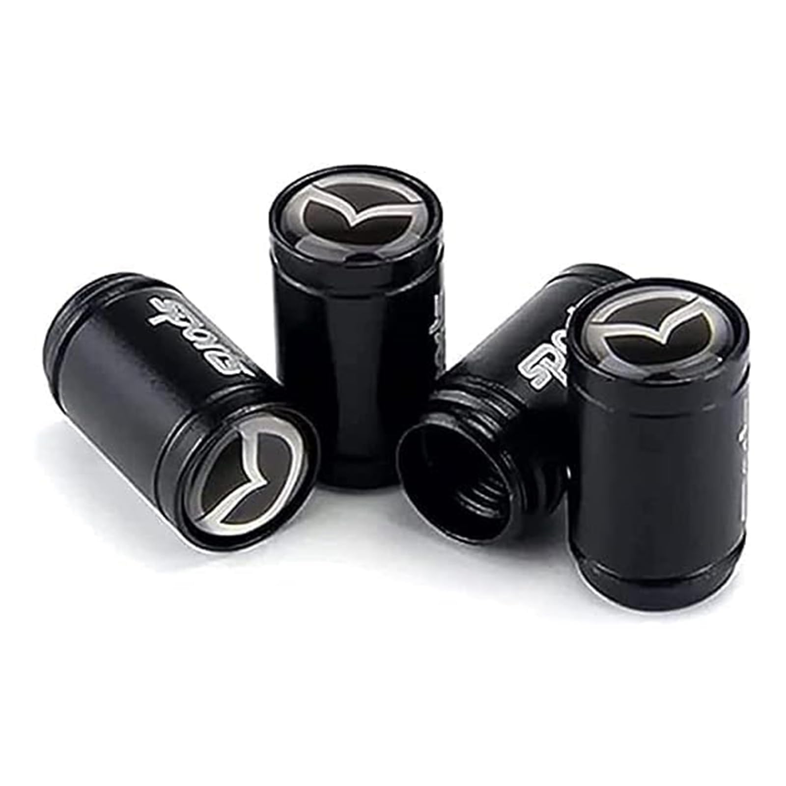 4 Stück Ventilkappen für Mazda 2 CX9 CX5 CX30 CX3 CX7, Reifen Autoventil Kappe stabilen Reifendruck mit Gummidichtung Dichtung Reifenkappen Staubkappen 4 Stück Ventilkappen für Mazda 2 CX9 CX5 CX30 CX3 CX7, Reifen Autoventil Kappe stabilen Reifendruck mit Gummidichtung Dichtung Reifenkappen Staubkappen von SANNIS