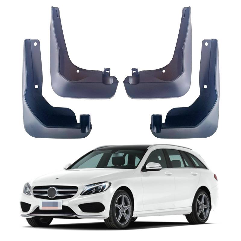 Auto Fender für Mercedes-Benz C-Class Coupe (C204) 2011-2015, Auto Schmutzfänger Auto Mudguard Schlammklappen Kotflügel Spritzschutz Autozubehör von SANNIS