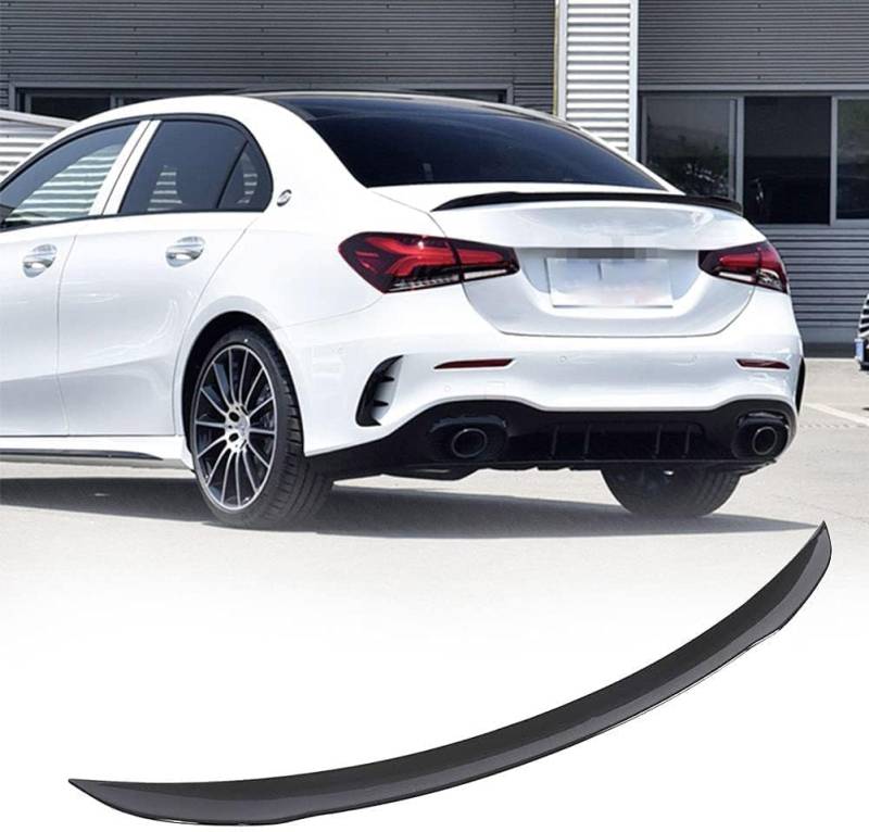 Auto Heckspoiler für Mercedes Benz A-Klasse W177 V177 A160 A180 A200 A35 AMG Limousine 2019UP,Spoiler,Deflektor Hinterer Spolierflügel Auto Heckflügel-Dekoration Fensteroberlippe Auto Tuning Zubehör von SANNITOU
