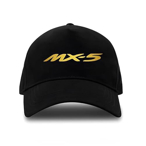 SANNITOU Baseball Cap Herren und Damen Verstellbare Baseballkappe für Mazda MX-5 Einheitsgröße Sonnenmütze Basecap mit Auto-Logo,OneSize-B von SANNITOU
