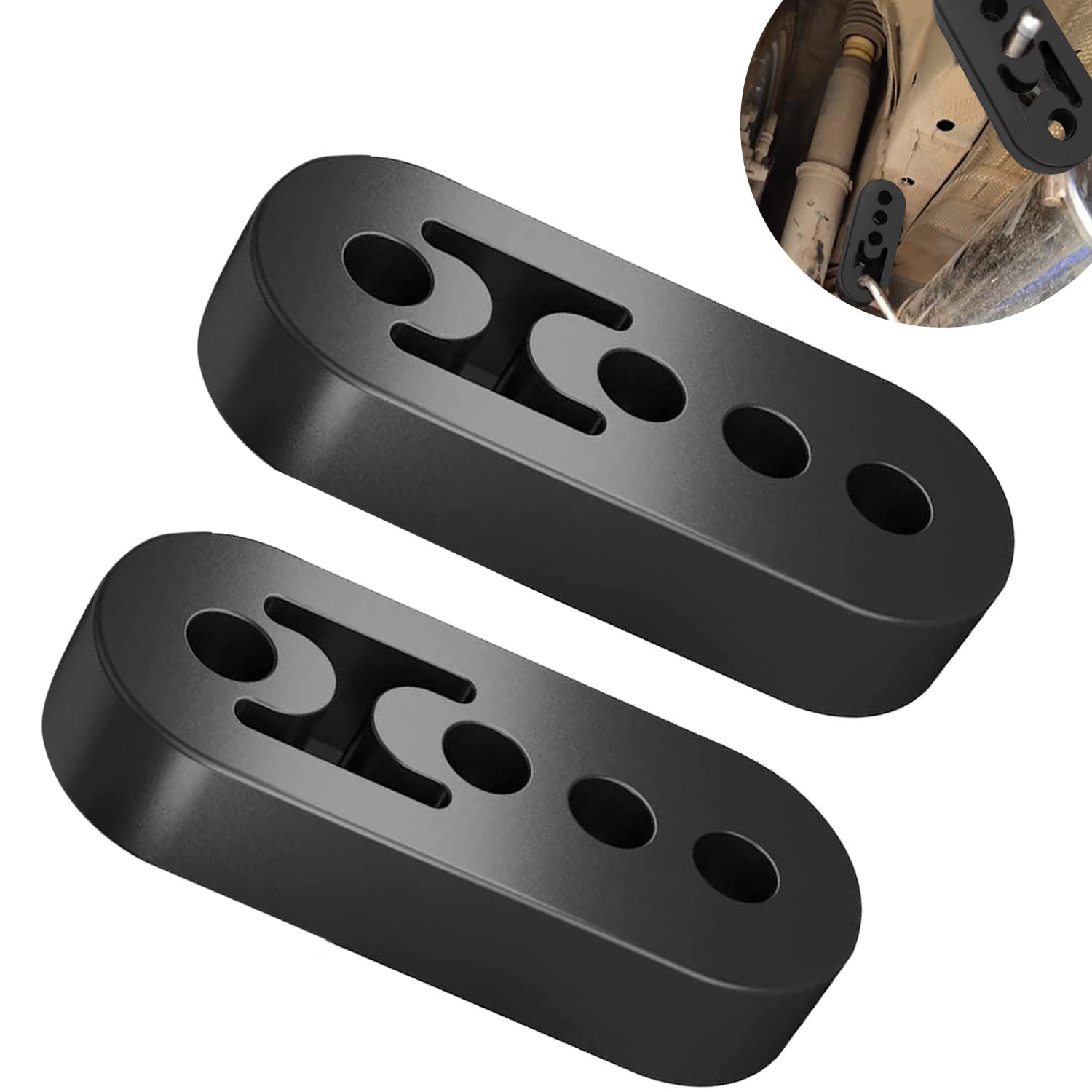 Auto Auspuff Aufhänger Universal Auto Auspuffhalterung 2stk Auspuffgummi 4 Löcher Auspuff Isolator 11mm Für Die Meisten Autos Auto Auspuff Aufhänger Universal Auto Auspuffhalterung 2stk Auspuffgummi 4 Löcher Auspuff Isolator 11mm Für Die Meisten Autos von SANOU