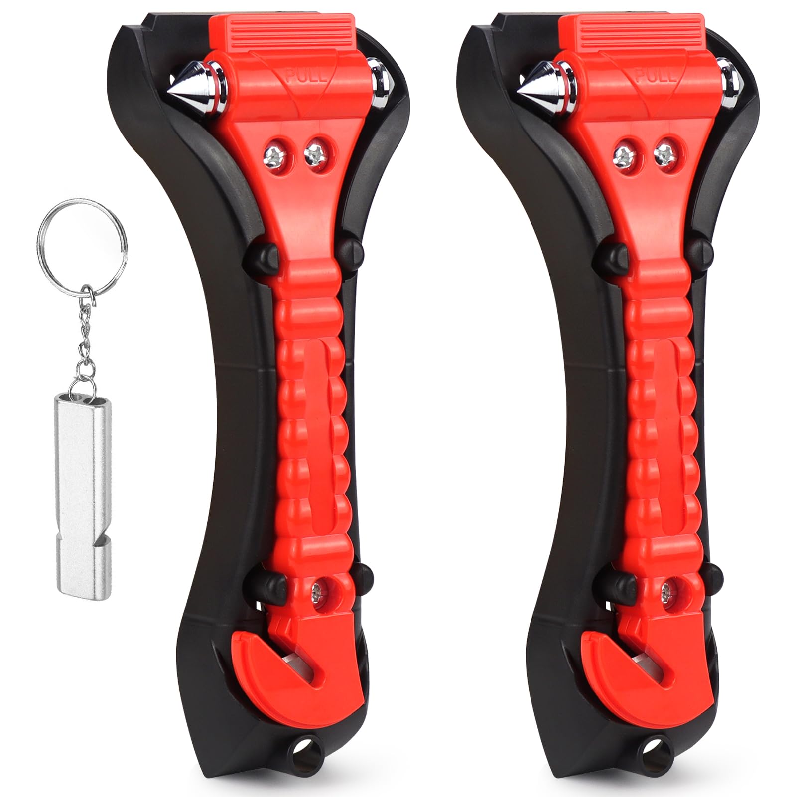 SANOU Notfallhammer fürs Auto Sicherheitshammer mit Gurtmesser 2STK Nothammer mit Auto fensterbrecher Notfall Hammer fürs Auto, Bus, PKW, LKW SANOU Notfallhammer fürs Auto Sicherheitshammer mit Gurtmesser 2STK Nothammer mit Auto fensterbrecher Notfall Hammer fürs Auto, Bus, PKW, LKW von SANOU