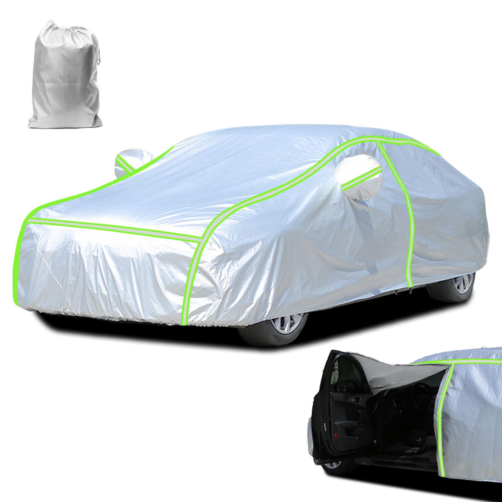 Wetterfeste Autoplane für Lexus RX(2015-2022), Autoabdeckung Outdoor Wasserdicht Staubdicht Winddicht Schneedicht UV Schutz Mit Reflektierenden Streifen von SANPLEDVK
