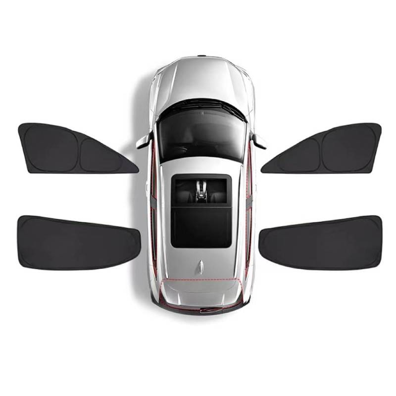 SANSHAOS Sonnenschutz Auto Fenster Sonnenblende für Kia Sportage NQ5 2022 2023 2024 2025, UV-Schutz Hitzereduktion Verdunkelung Vorhang Sichtschutz,4pcs Doors Window von SANSHAOS