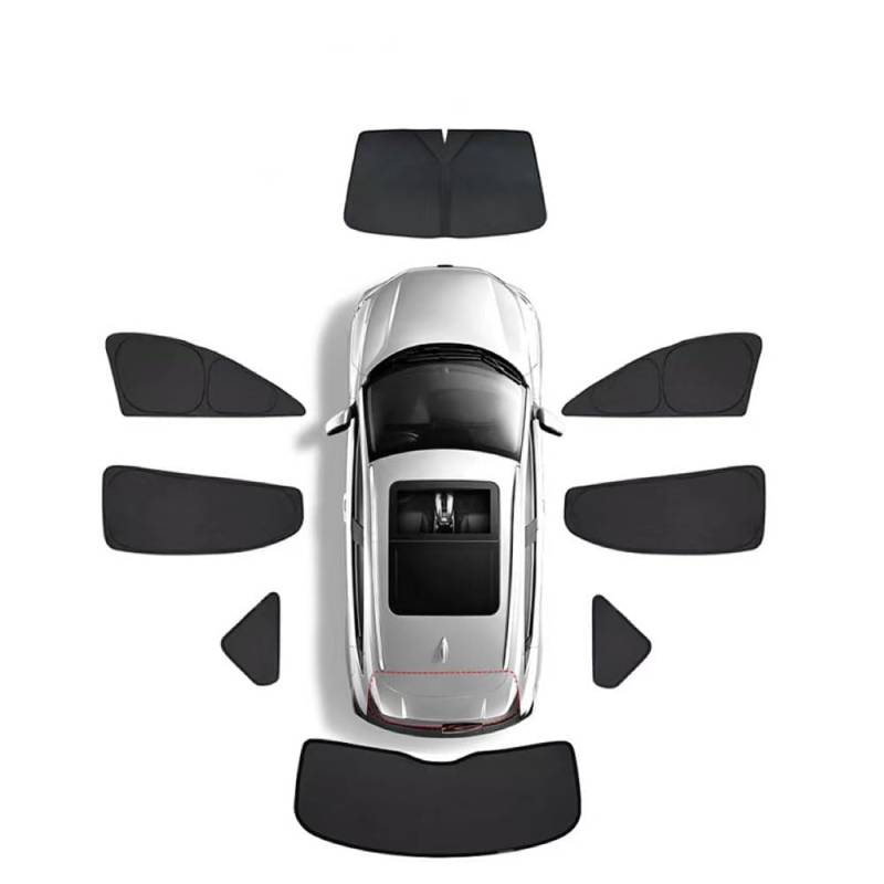 SANSHAOS Sonnenschutz Auto Fenster Sonnenblende für Kia Sportage NQ5 2022 2023 2024 2025, UV-Schutz Hitzereduktion Verdunkelung Vorhang Sichtschutz,8pcs Wholecar von SANSHAOS