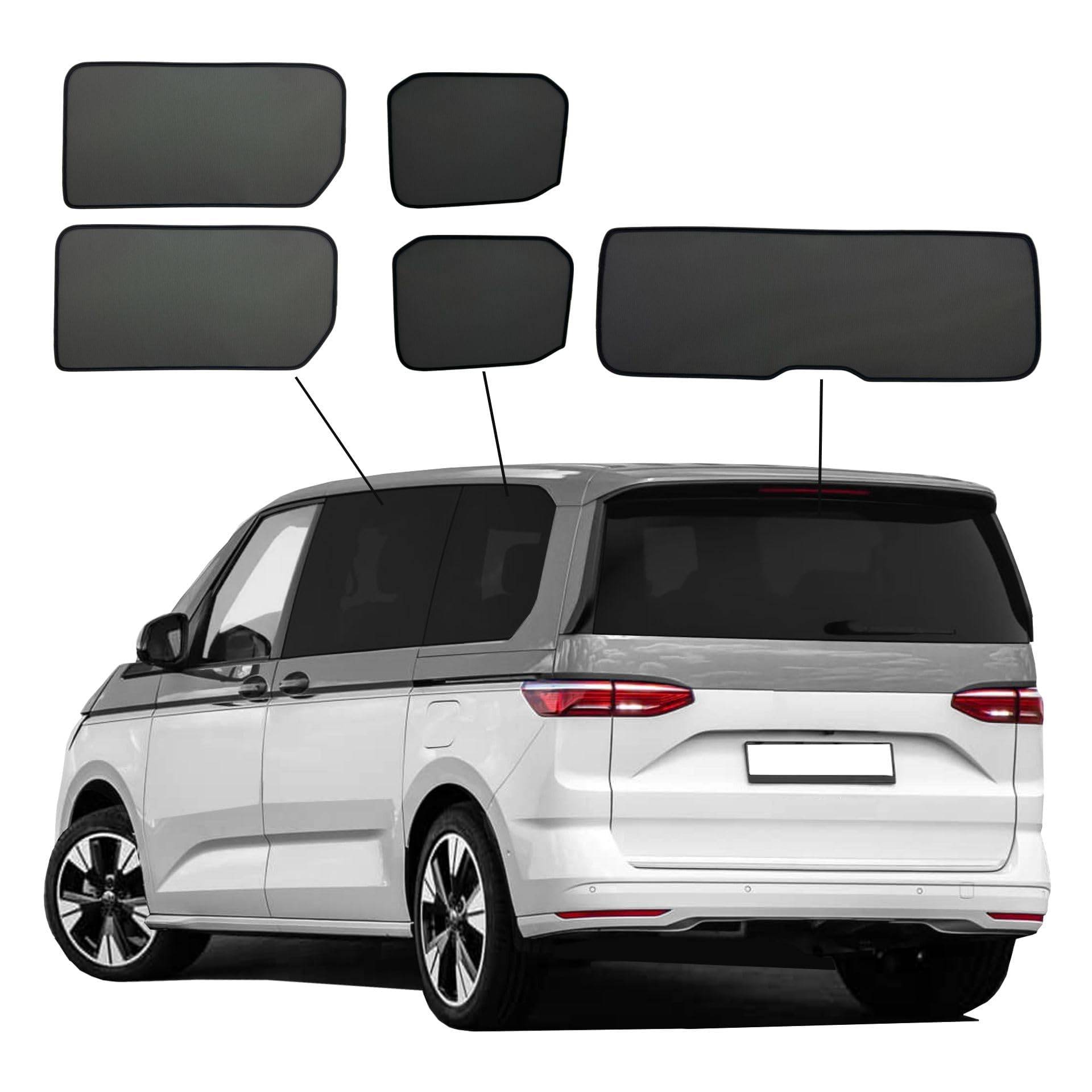 SANSHAOS Sonnenschutz Auto Fenster Sonnenblende für VW T7 2021-, UV-Schutz Hitzereduktion Verdunkelung Vorhang Sichtschutz SANSHAOS Sonnenschutz Auto Fenster Sonnenblende für VW T7 2021-, UV-Schutz Hitzereduktion Verdunkelung Vorhang Sichtschutz von SANSHAOS