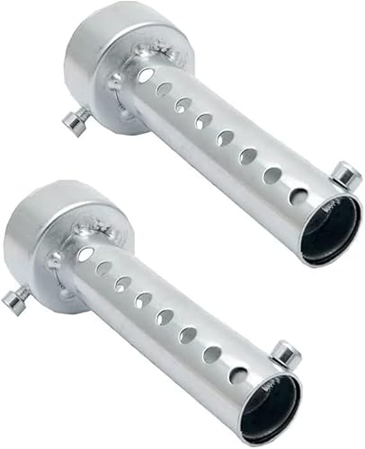 SANWAN 2x 35mm Universal Motorrad Auspuff Schalldämpfer DB Killer Auspuff Schalldämpfer 35mm, Edelstahl Motorrad Auspuff Schalldämpfer - Silber SANWAN 2x 35mm Universal Motorrad Auspuff Schalldämpfer DB Killer Auspuff Schalldämpfer 35mm, Edelstahl Motorrad Auspuff Schalldämpfer - Silber von SANWAN