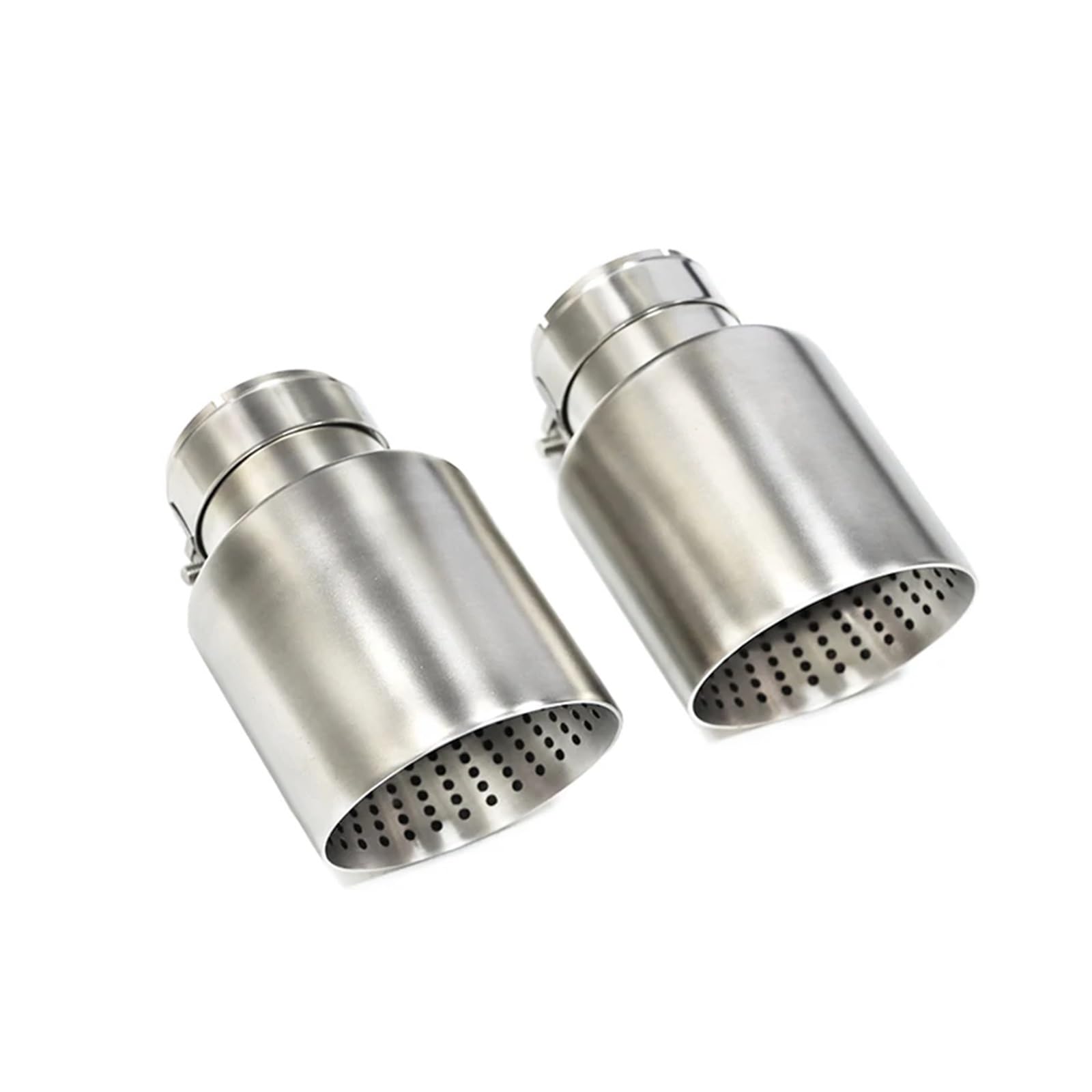 1 Stück Mattes Edelstahl-Auto-Auspuffendrohr-Systemrohr Universal-Auspuffendrohr for GTI MK7 Golf7 Düse 60MM 63mm Schalldämpferspitze(ID60MMOD89MM) von SAPIIKEF