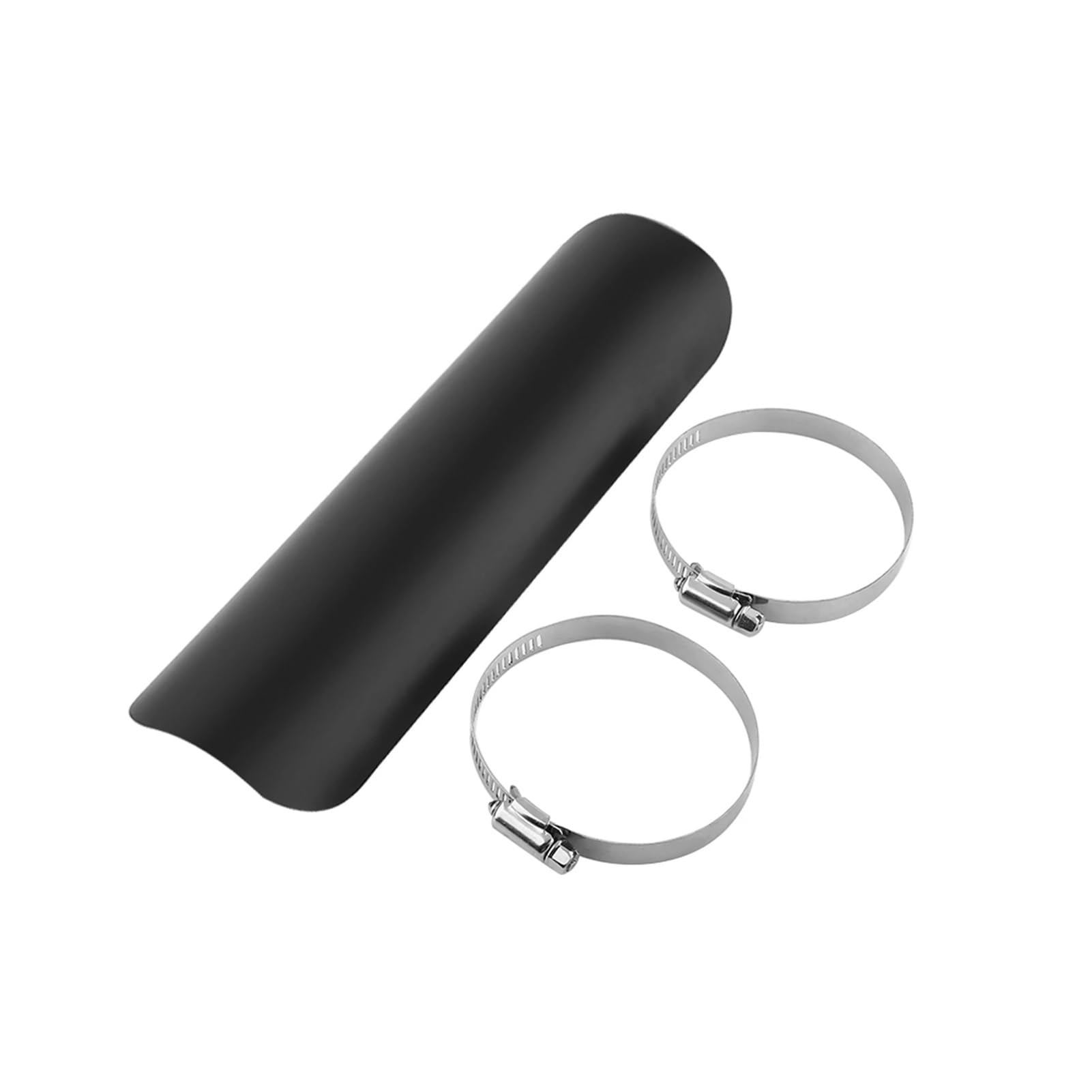 1 Stück Universal Moto rcycle Auspuffrohr Hitzeschild Abdeckung Schalldämpfer Schutz Schutz for moto mit 50-70mm auspuffrohr durchmesser(Black) von SAPIIKEF