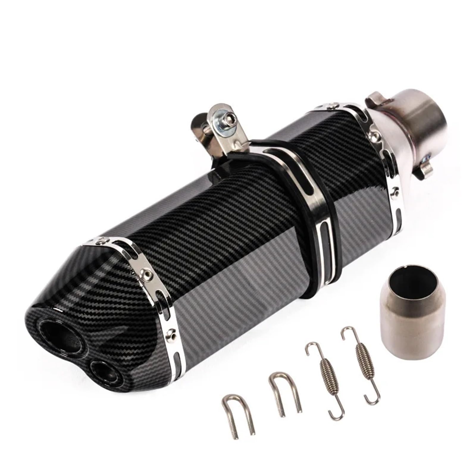 51mm Escape Moto Tube Motorrad-Auspuffschalldämpfer mit DB-Killer(E370mm) von SAPIIKEF