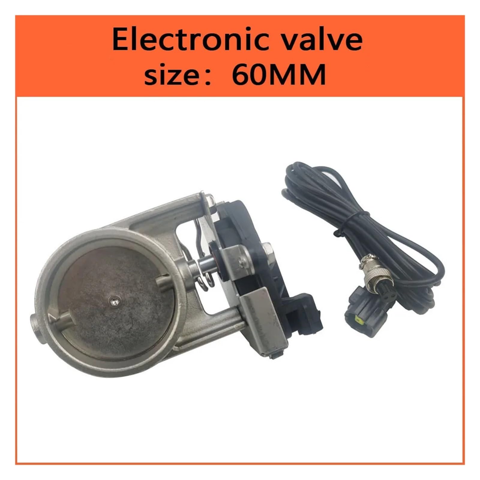 Auto-Auspuffrohr-Elektronikventil-Kit Universal-Mehrwinkelmodus 51 63 76 MM Controller-Gerät Remote Kit Controller-Schalter(Valve 60mm) von SAPIIKEF