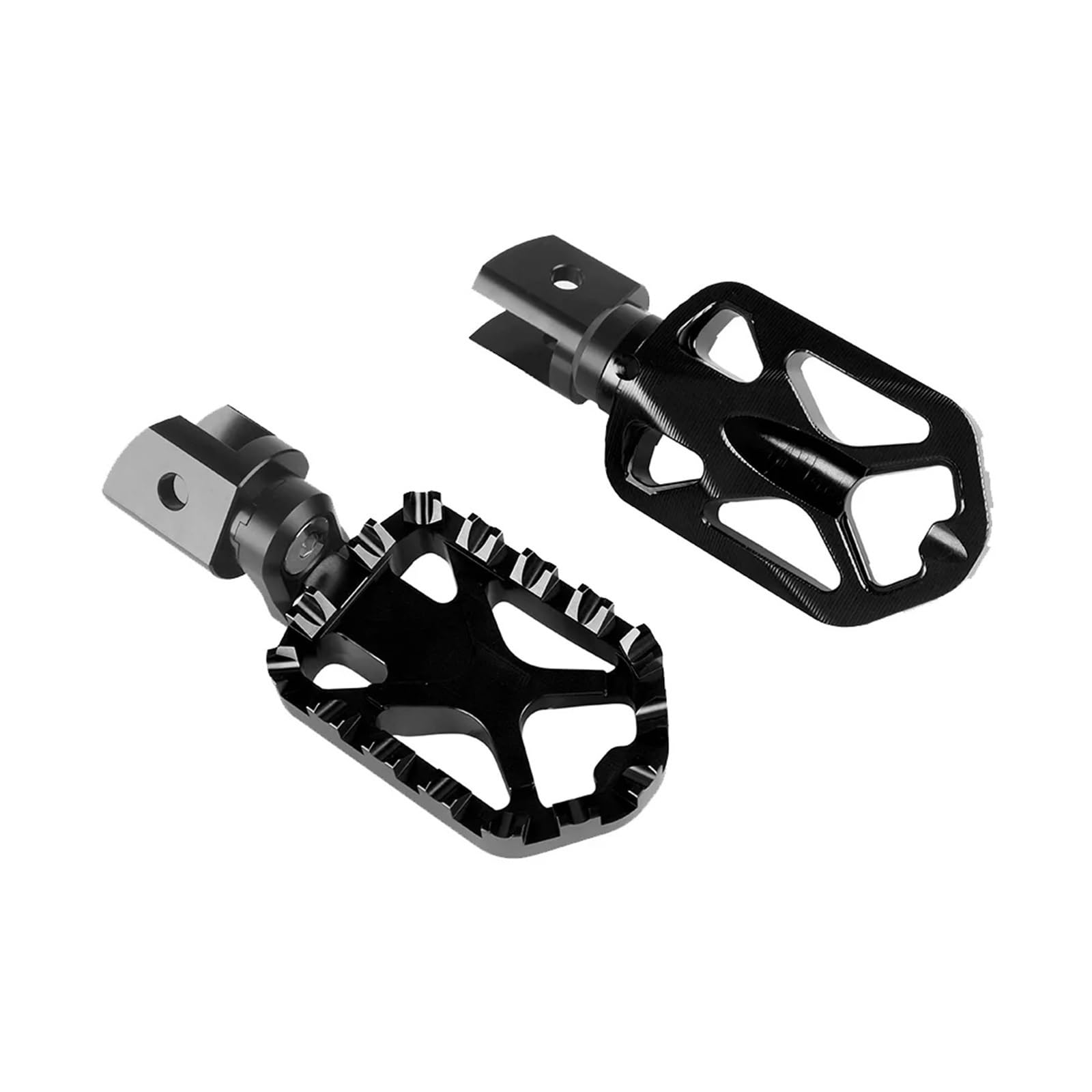 F800GS F700GS F650GS Motorrad Fußstütze for R1200GS 2004-2012 R1100GS R1150GS Fußrasten Aluminium Einstellbare Fuß Peg Rest(Black No Cover) von SAPIIKEF
