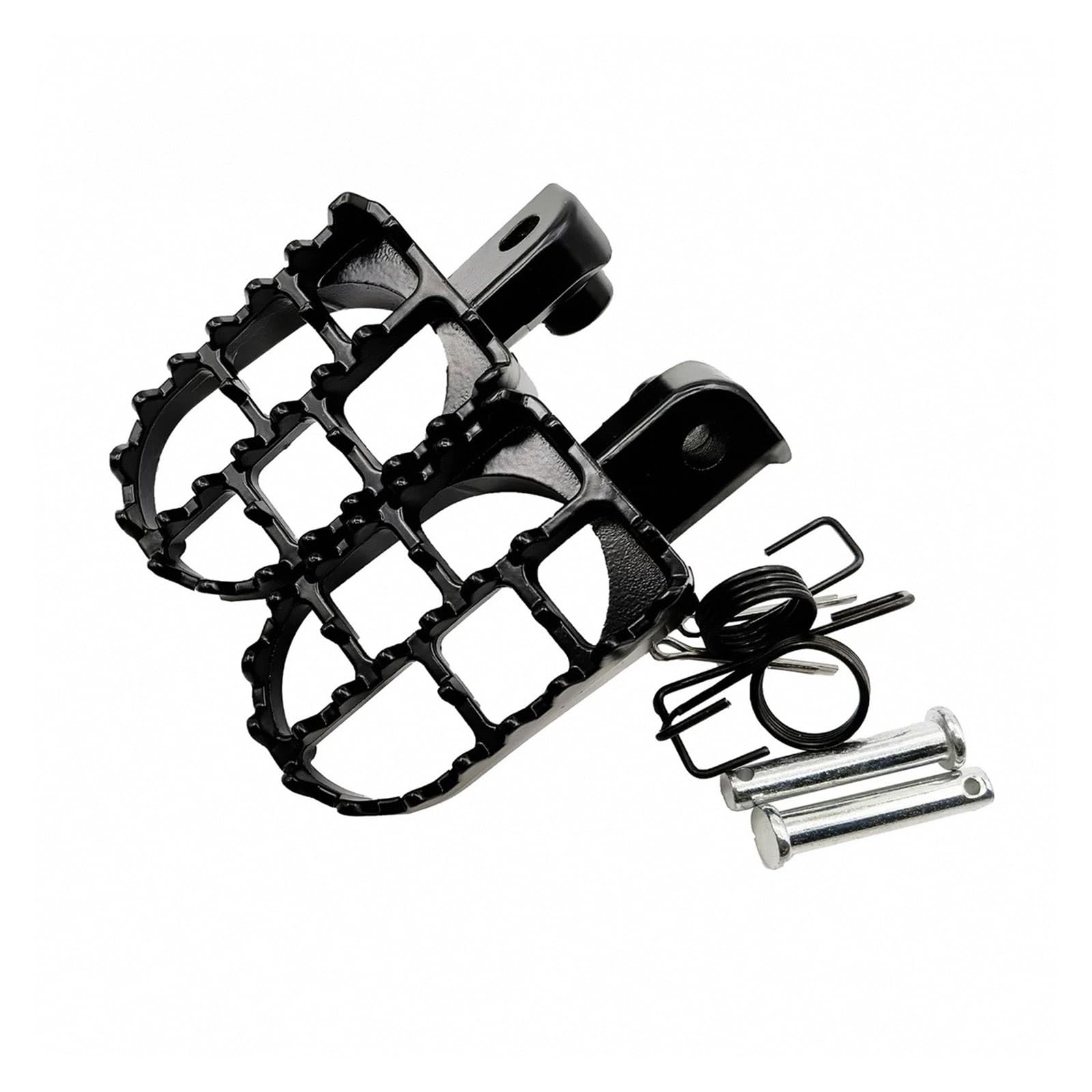 Fußrasten Pedale for TW200 PW50 PW80 Pit Dirt Bike Fußstützen Fußrasten Set for 50/70/80/100 XR50 XR70(Black) von SAPIIKEF