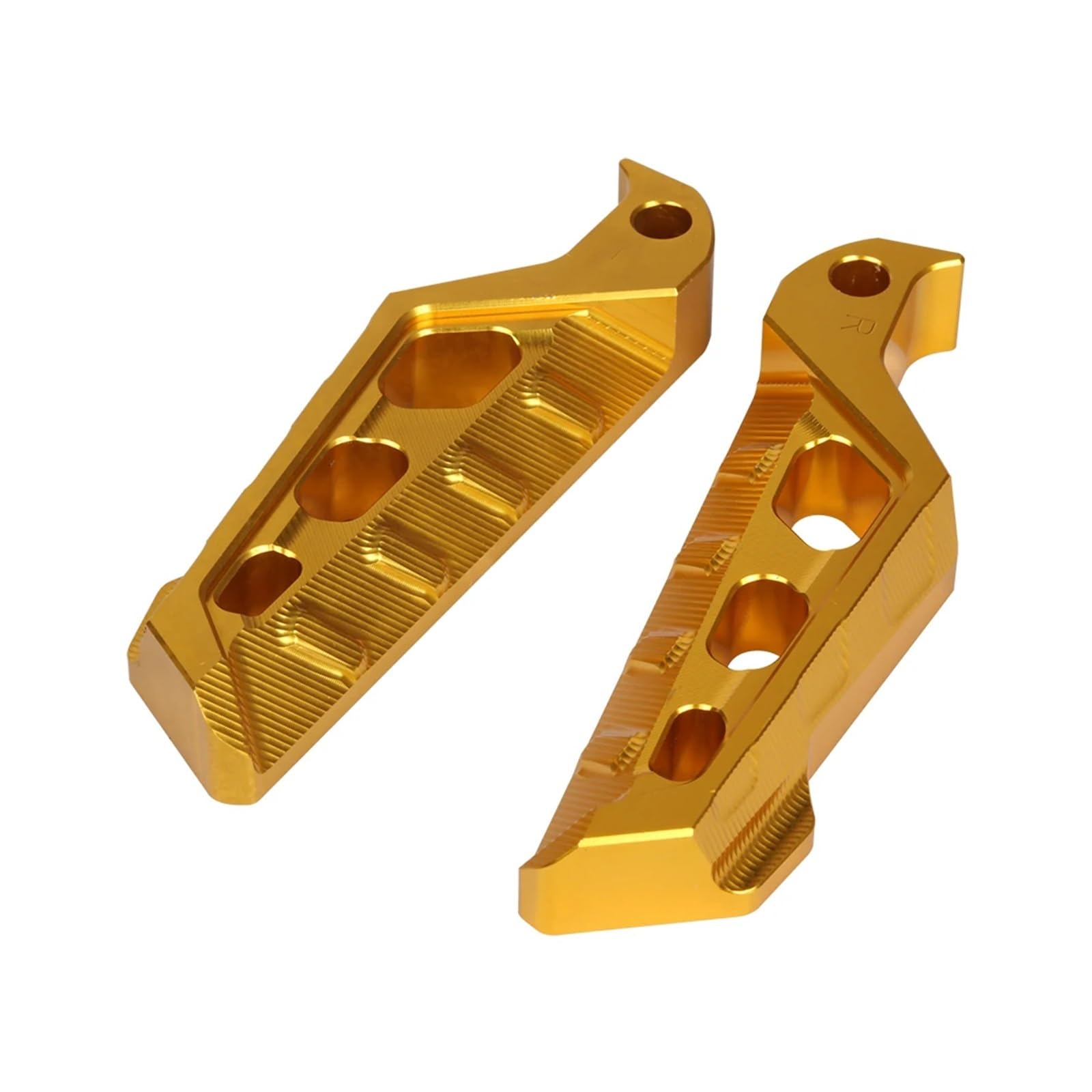 Fußrastenpedal for 125 250 300 400 00 250 125 Motorradzubehör Hinten Passagier Fußrasten Fußstützen(Gold) von SAPIIKEF