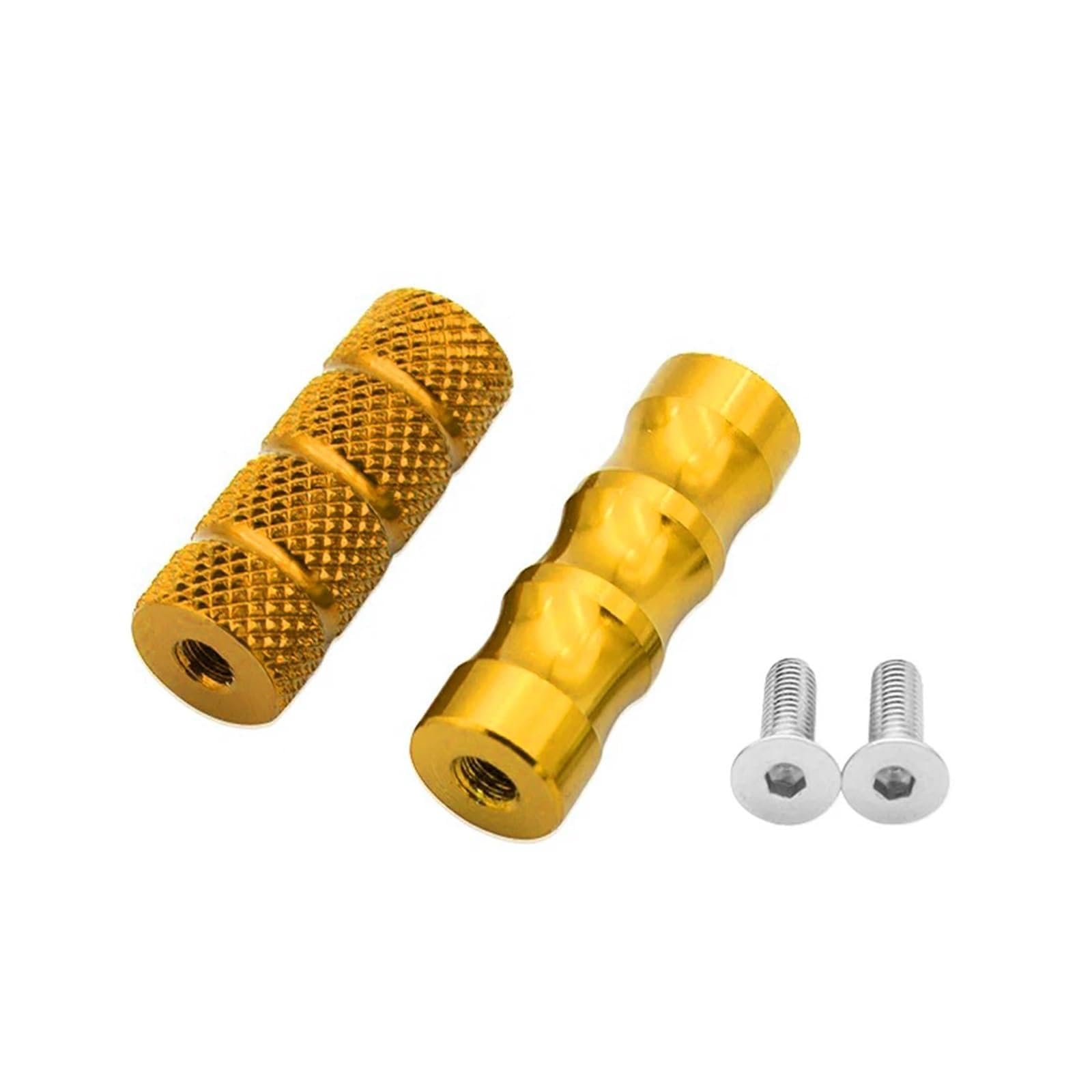 M6 Universal Motorrad Fußstütze Fußrastenanlage Fußstütze Fuß Gangschaltung Peg Pedal(Gold) von SAPIIKEF