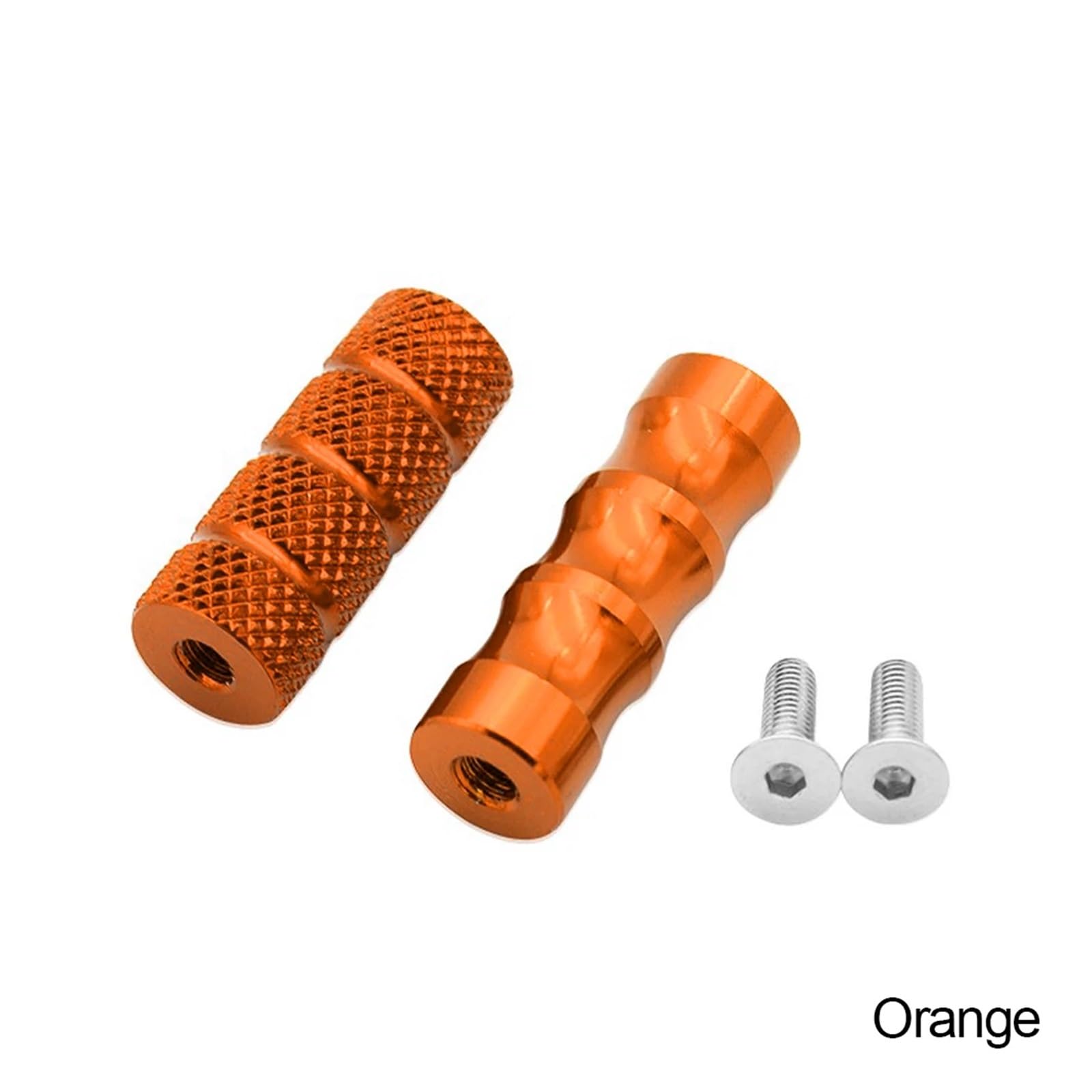 M6 Universal Motorrad Fußstütze Fußrastenanlage Fußstütze Fuß Gangschaltung Peg Pedal(Orange) von SAPIIKEF