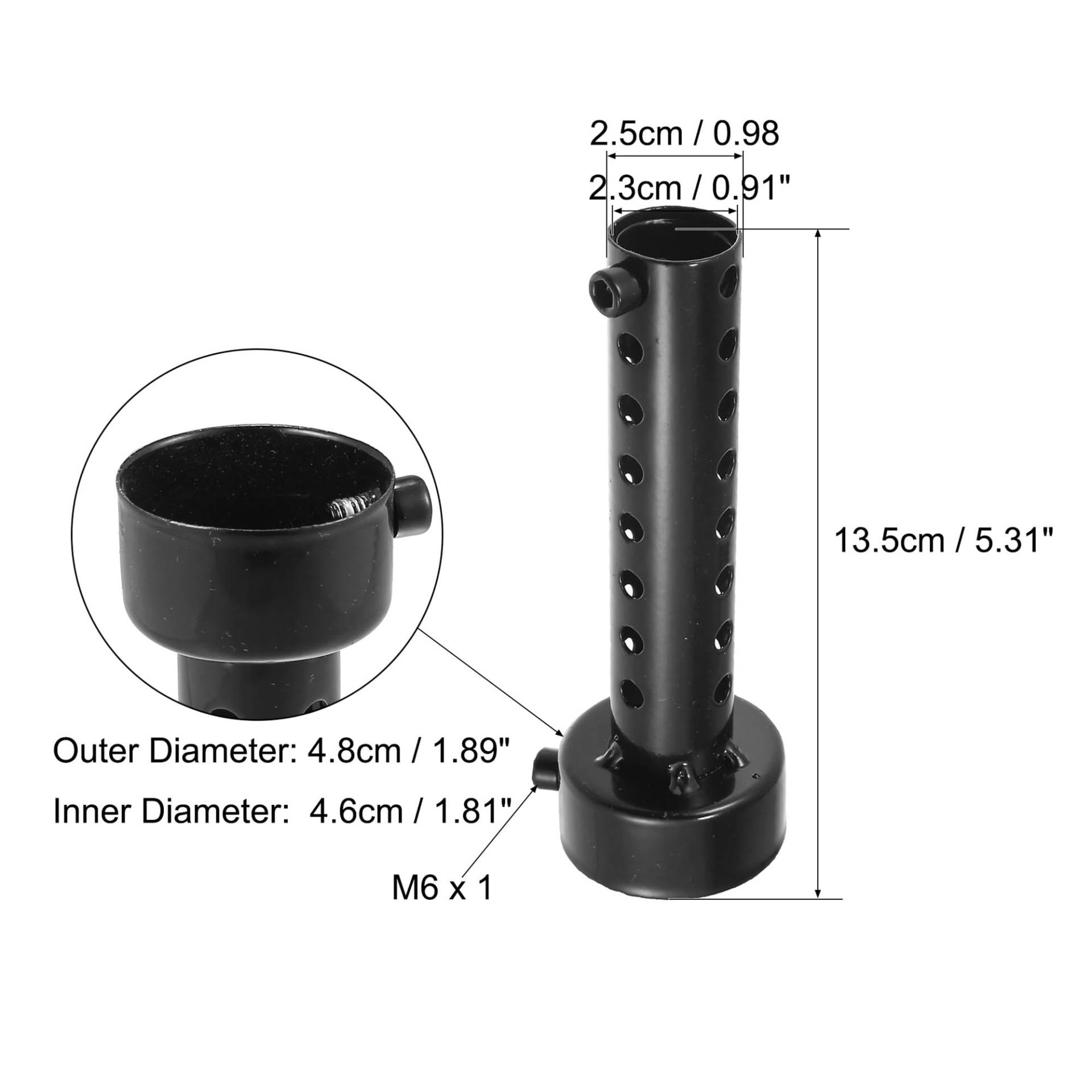 Motoforti 35mm 42mm 45mm 48mm 60mm OD Motorrad Auspuff Schalldämpfer Rohr Schalldämpfer Schalldämpfer Universal Edelstahl(Dark Blue) von SAPIIKEF
