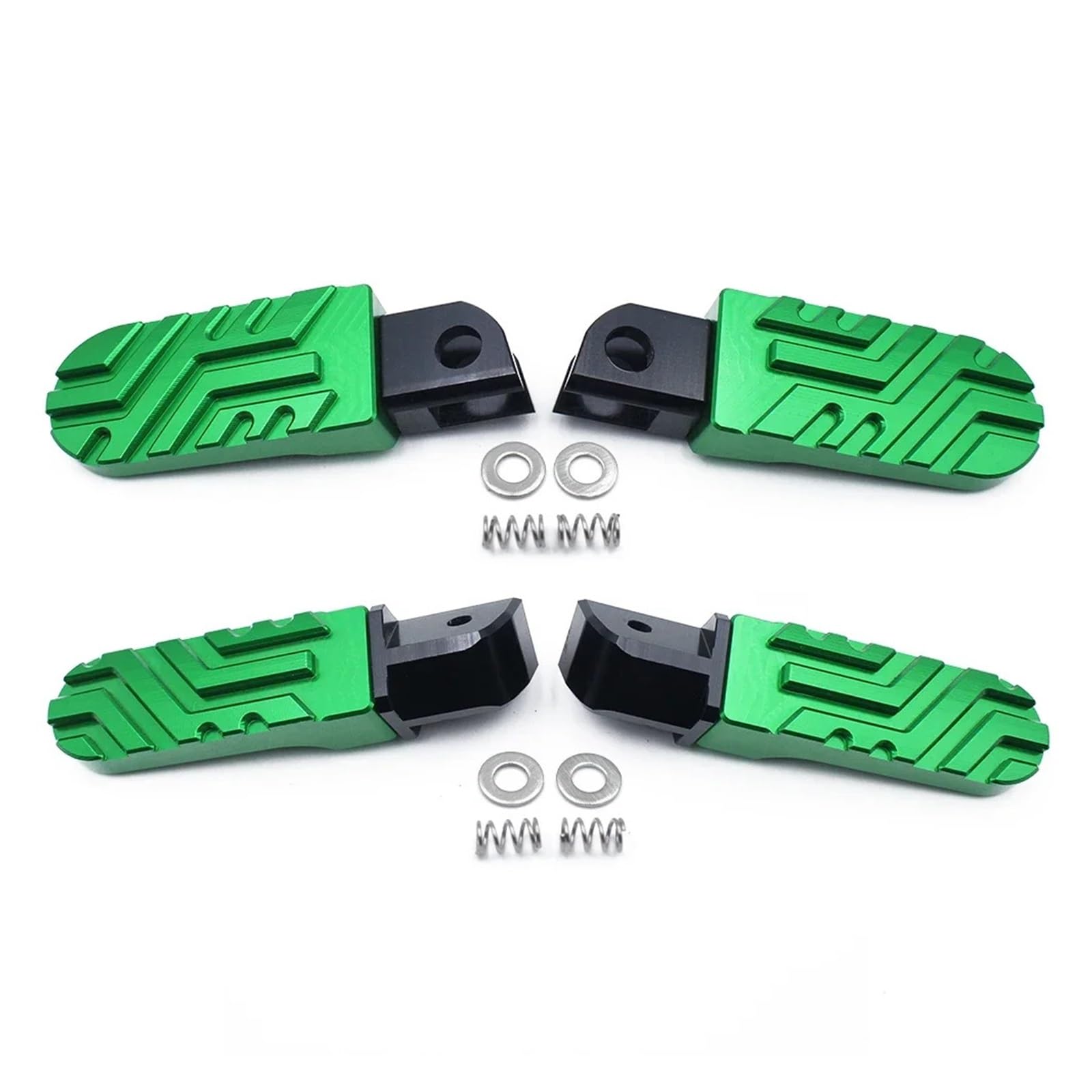 Motorcycle Accessories Front Footrests Pedals Rear Passenger Foot Peg For Z900 Z650 2017-2023(Set) von SAPIIKEF