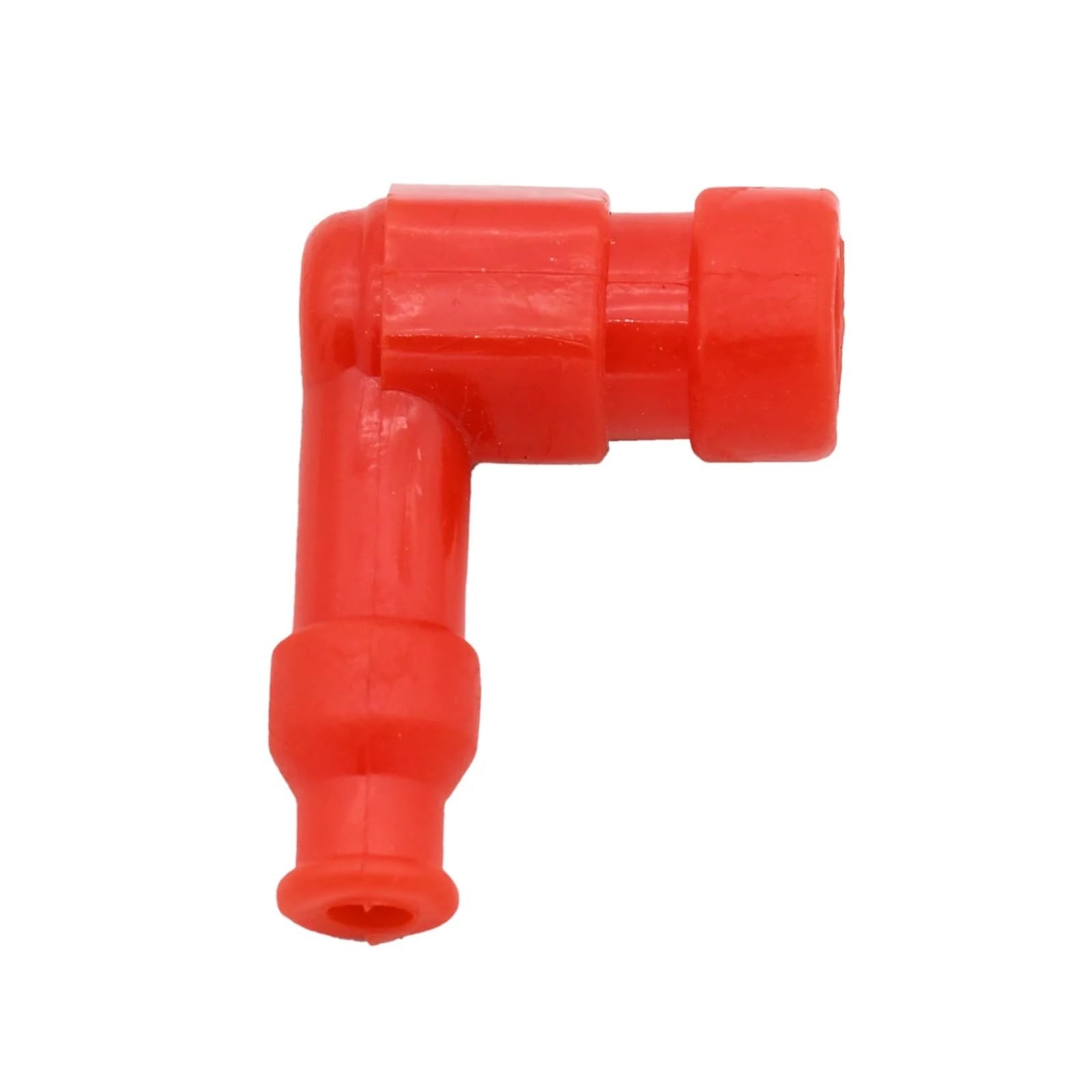 Motorrad ATV Roller Dirt Bike Universal Modifizierte Gummi Zündung Zündkerzenstecker(Red) von SAPIIKEF