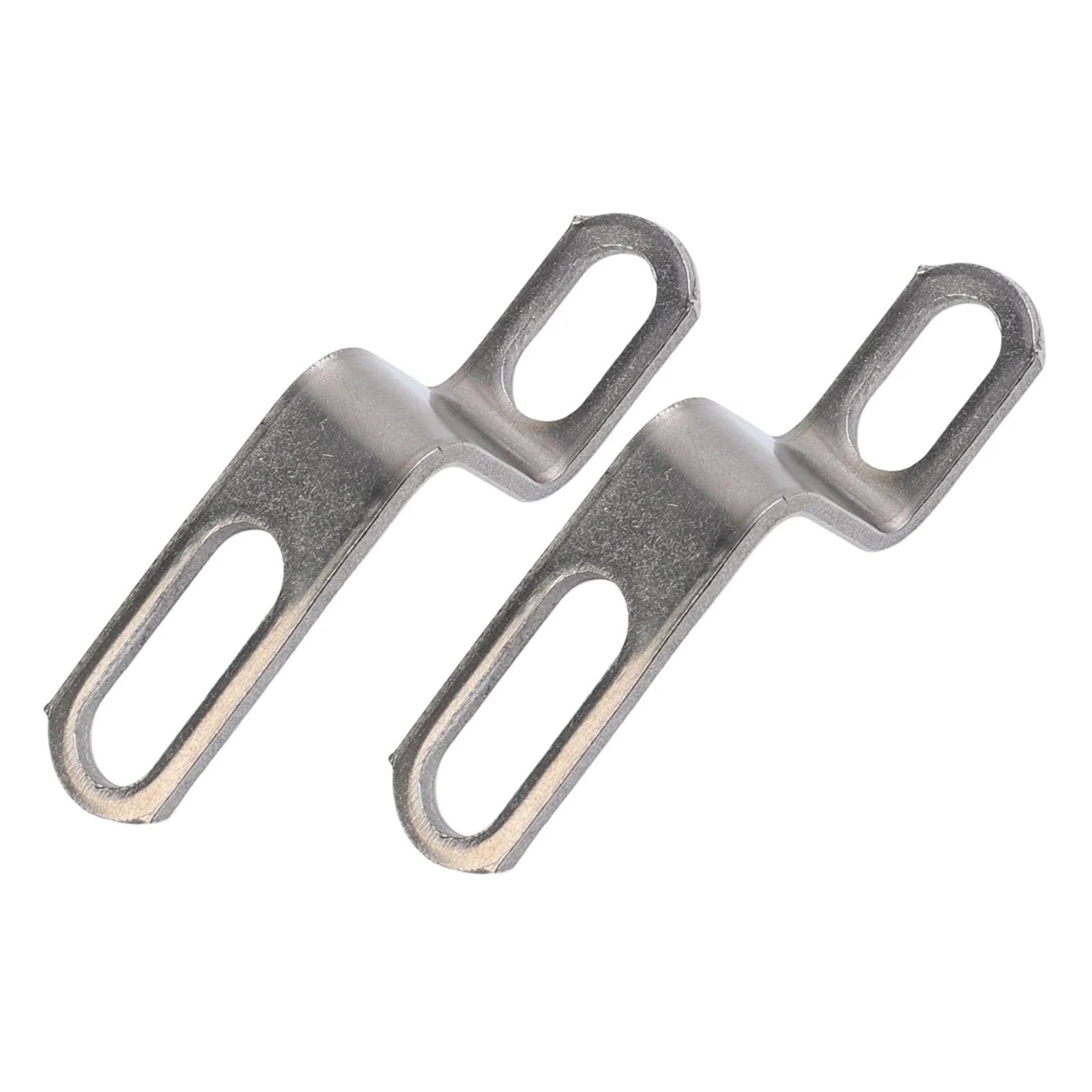 Motorrad-Auspuffrohrhalterung Z/L-förmig Motorrad-Modifikation Auspuffrohrschellen Edelstahl Feste Halterung Zubehör(2pcs Long Z-frame) von SAPIIKEF