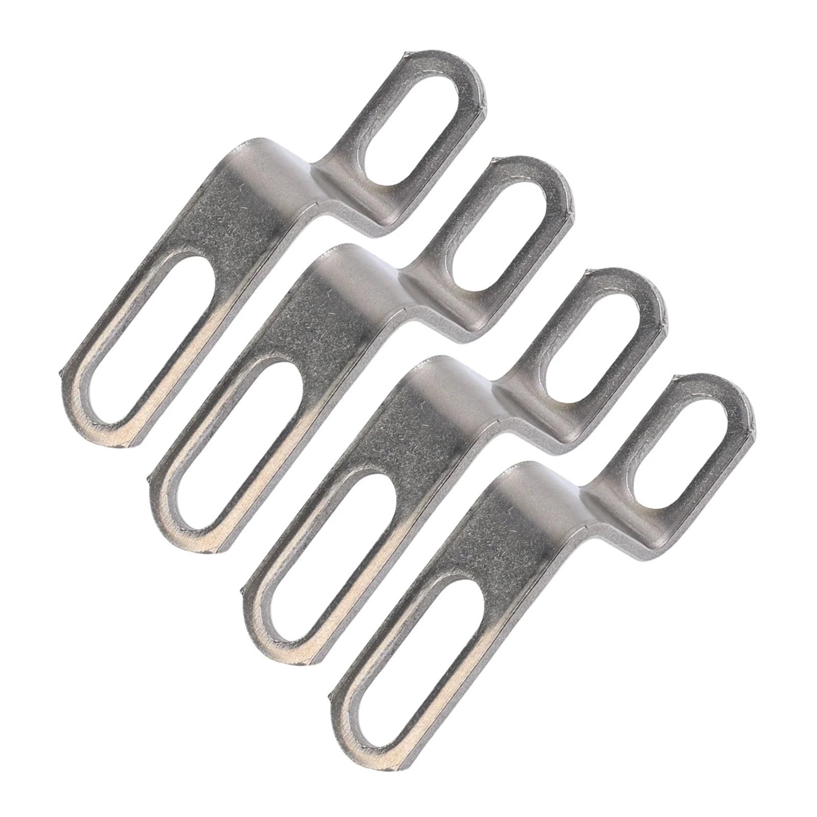 Motorrad-Auspuffrohrhalterung Z/L-förmig Motorrad-Modifikation Auspuffrohrschellen Edelstahl Feste Halterung Zubehör(4pcs Long Z-frame) von SAPIIKEF