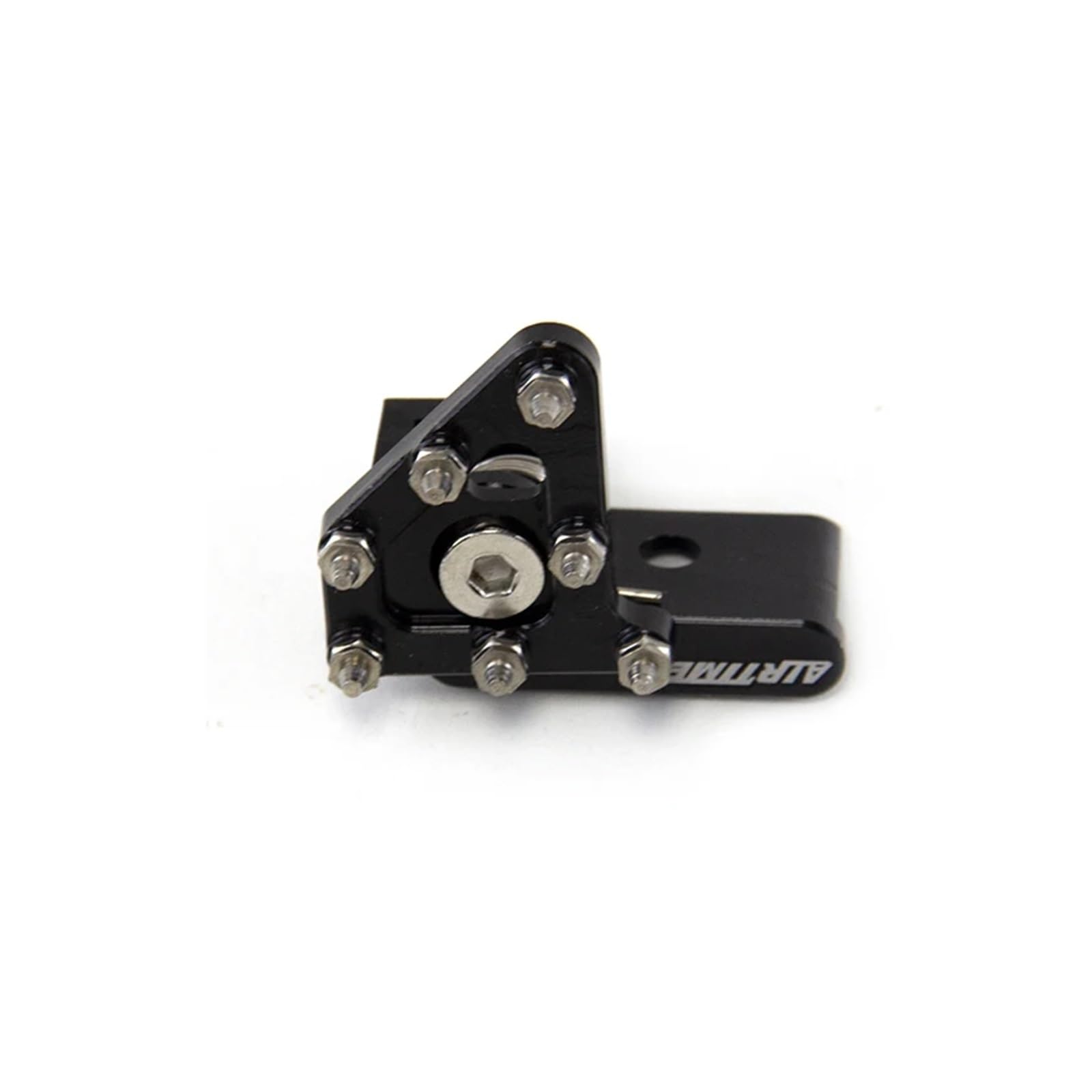 Motorrad Klapp Brems Kopf Zubehör Motocross Hinten Bremshebel Pedal Pedal Kopf Aluminium Legierung(Black) von SAPIIKEF