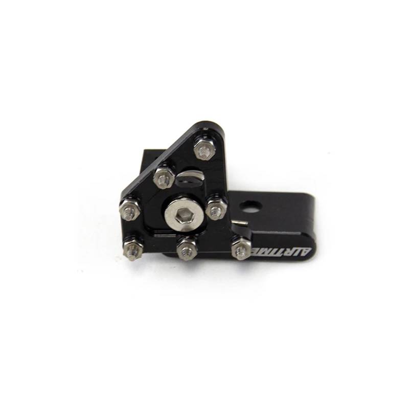 Motorrad Klapp Brems Kopf Zubehör Motocross Hinten Bremshebel Pedal Pedal Kopf Aluminium Legierung(Black) von SAPIIKEF