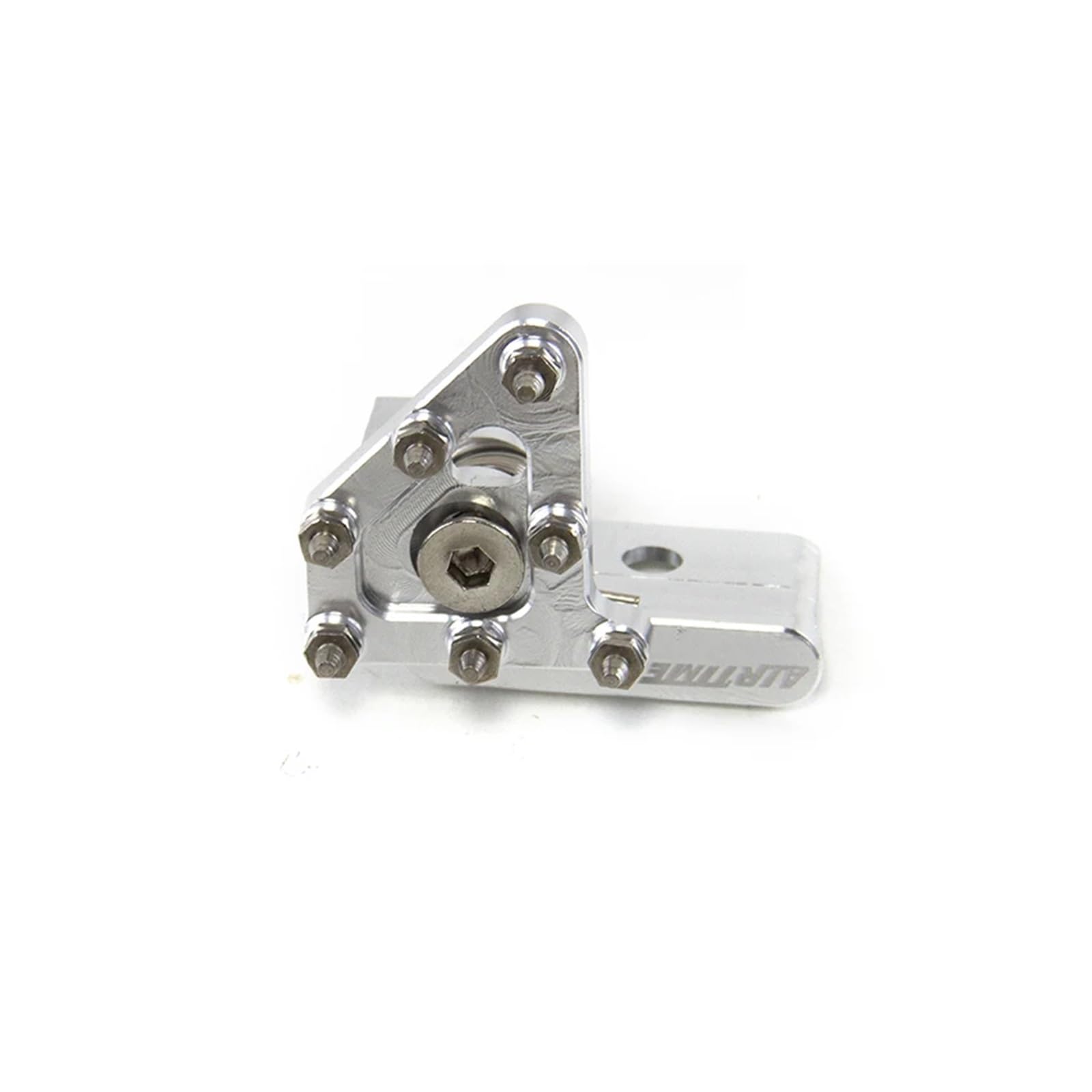 Motorrad Klapp Brems Kopf Zubehör Motocross Hinten Bremshebel Pedal Pedal Kopf Aluminium Legierung(Silver) von SAPIIKEF