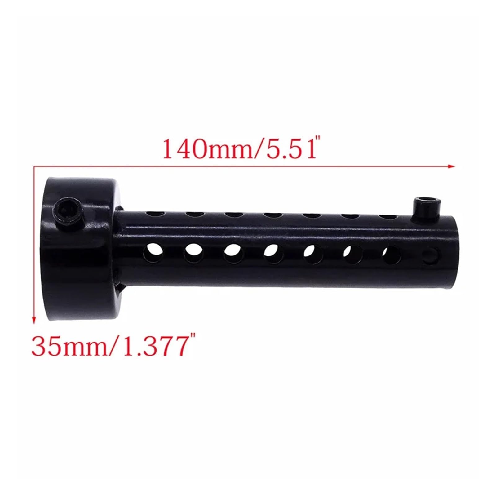Motorrad Universal Einstellbare Schallwand Einsatz Auspuff Schalldämpfer DB Killer Schalldämpfer Eisen Eliminator Sound 35mm 42mm 45mm 48mm 60MM(140X35mm) von SAPIIKEF