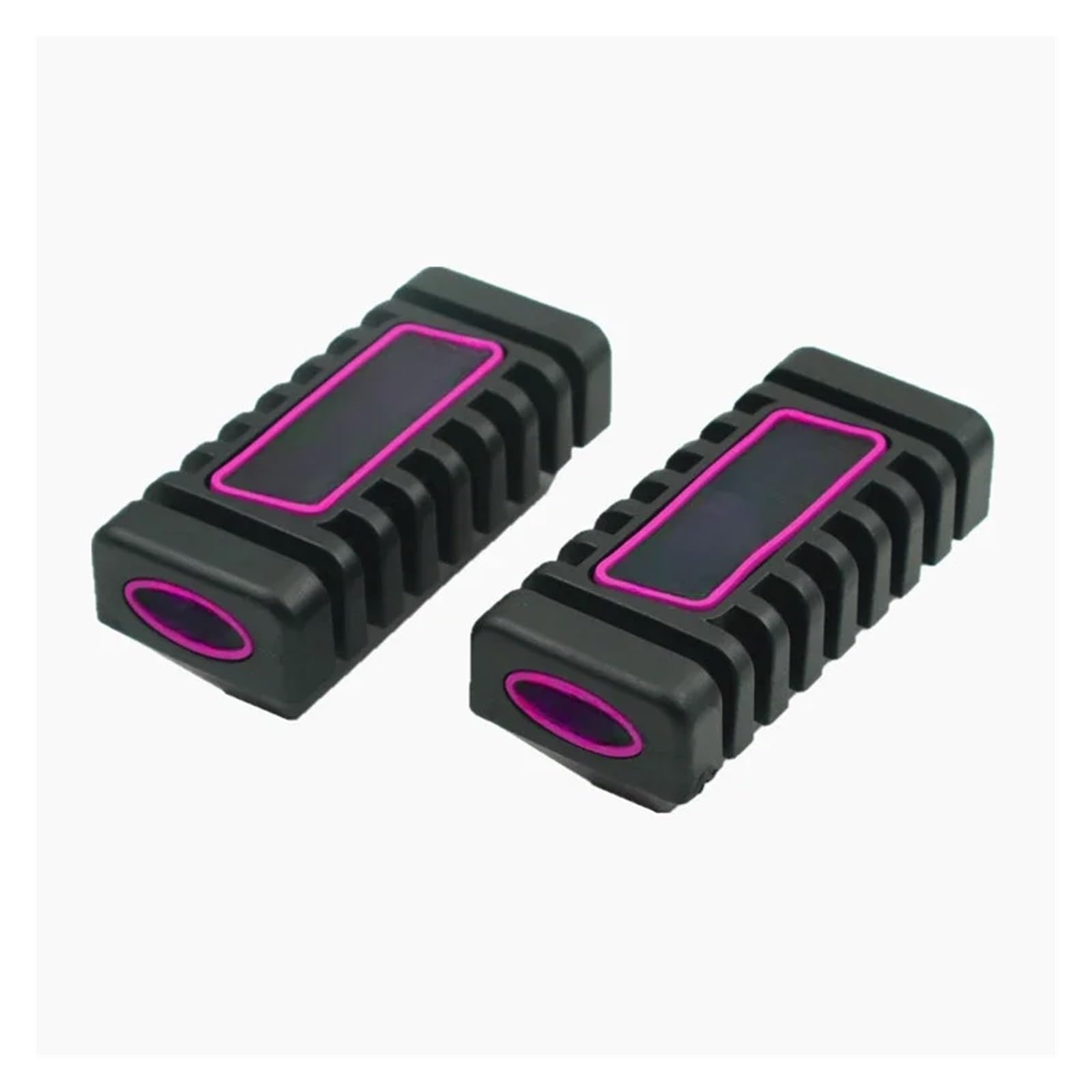 Motorrad Vorne Fußstütze Universal Gummi Pedal Anti-skid Fußstütze Gummi Abdeckung Shift Shifter Hebel Fuß Pad Zubehör(Purple) von SAPIIKEF