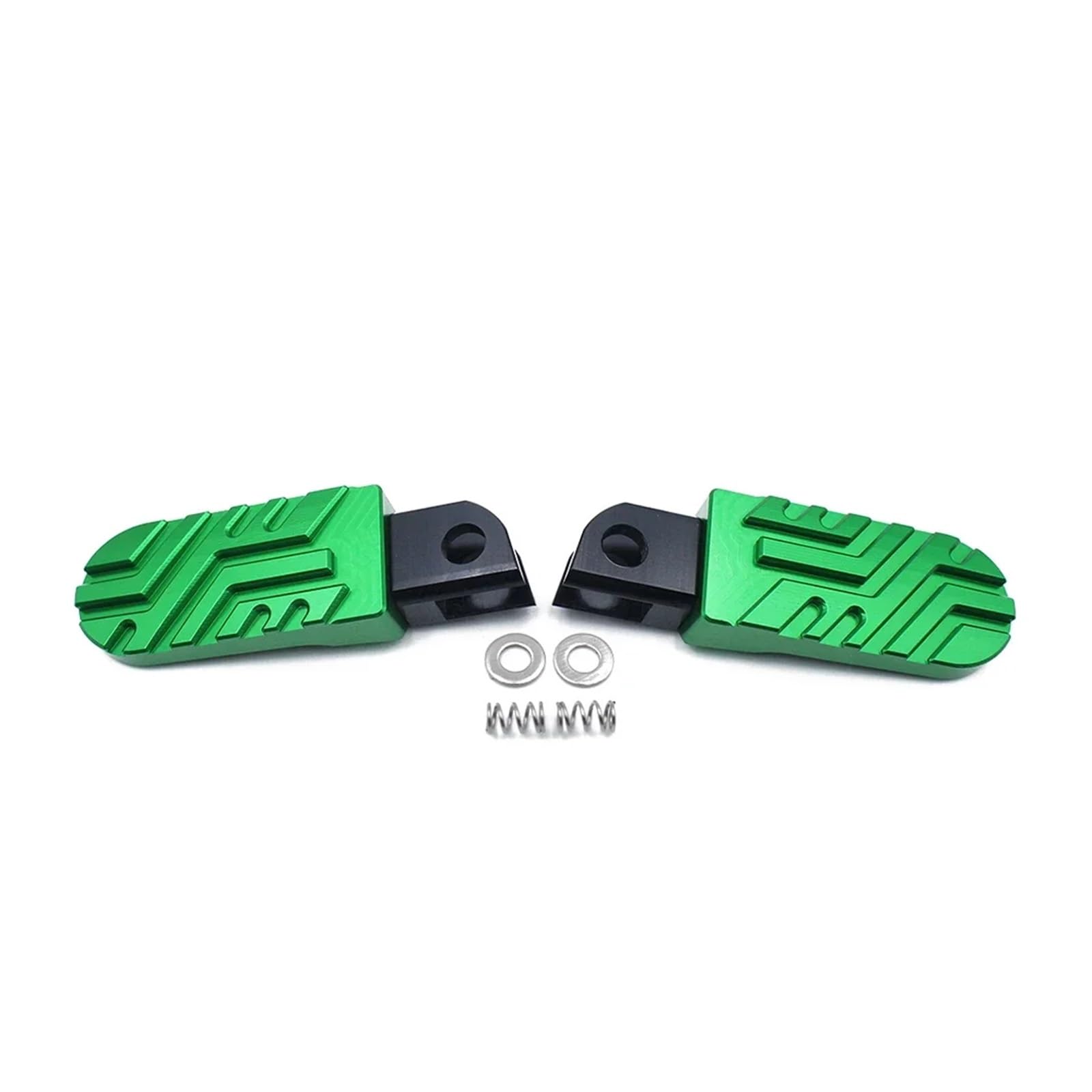 Motorradzubehör Vorne Fußstützen Pedale Hinten Passagier Fuß Peg for Z900 Z650 2017-2023(Front) von SAPIIKEF