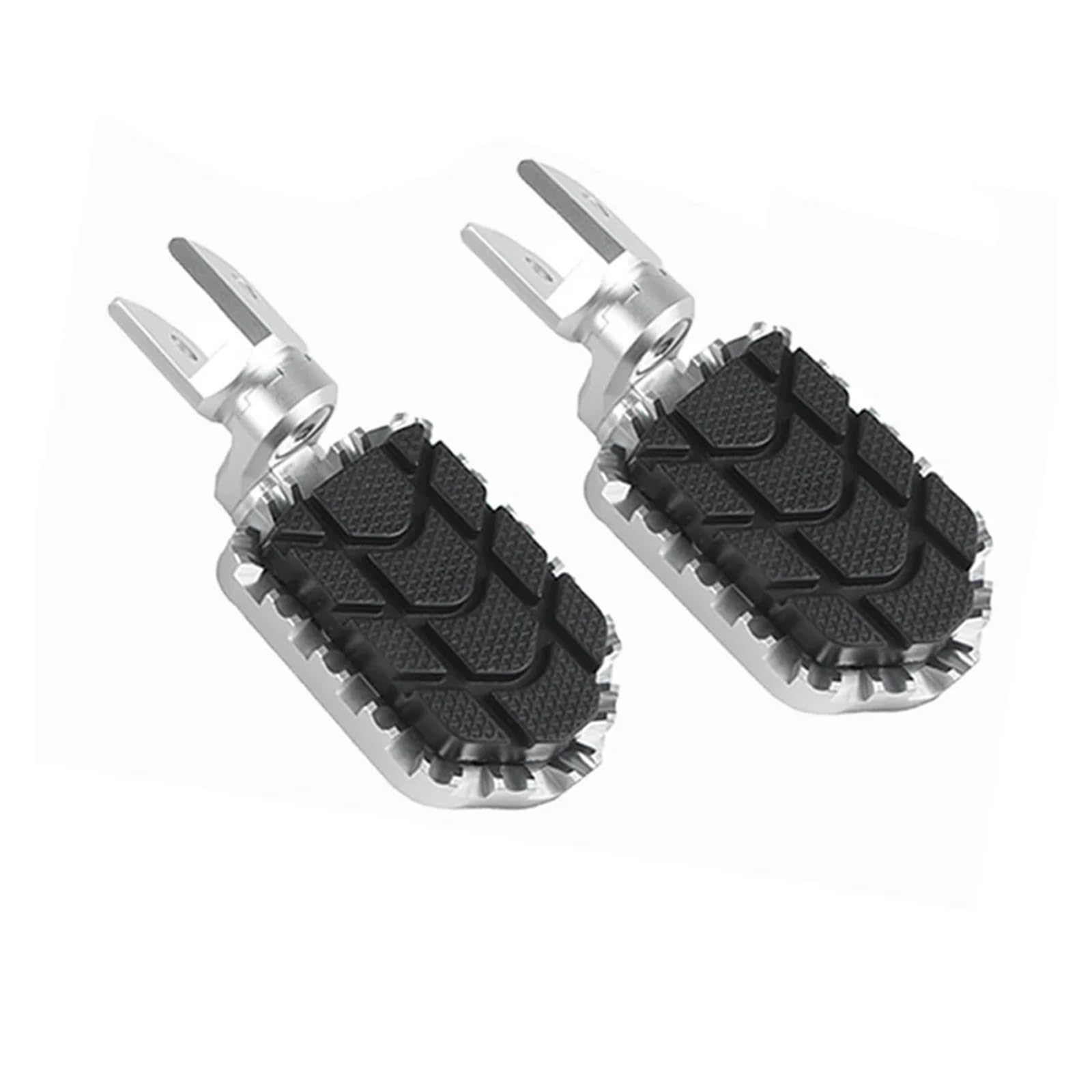 SAPIIKEF F800GS F700GS F650GS Motorcycle FootRest for R1200GS 2004-2012 R1100GS R1150GS FootPegs Aluminum Adjustable Foot Peg Rest(Silver with Cover) von SAPIIKEF