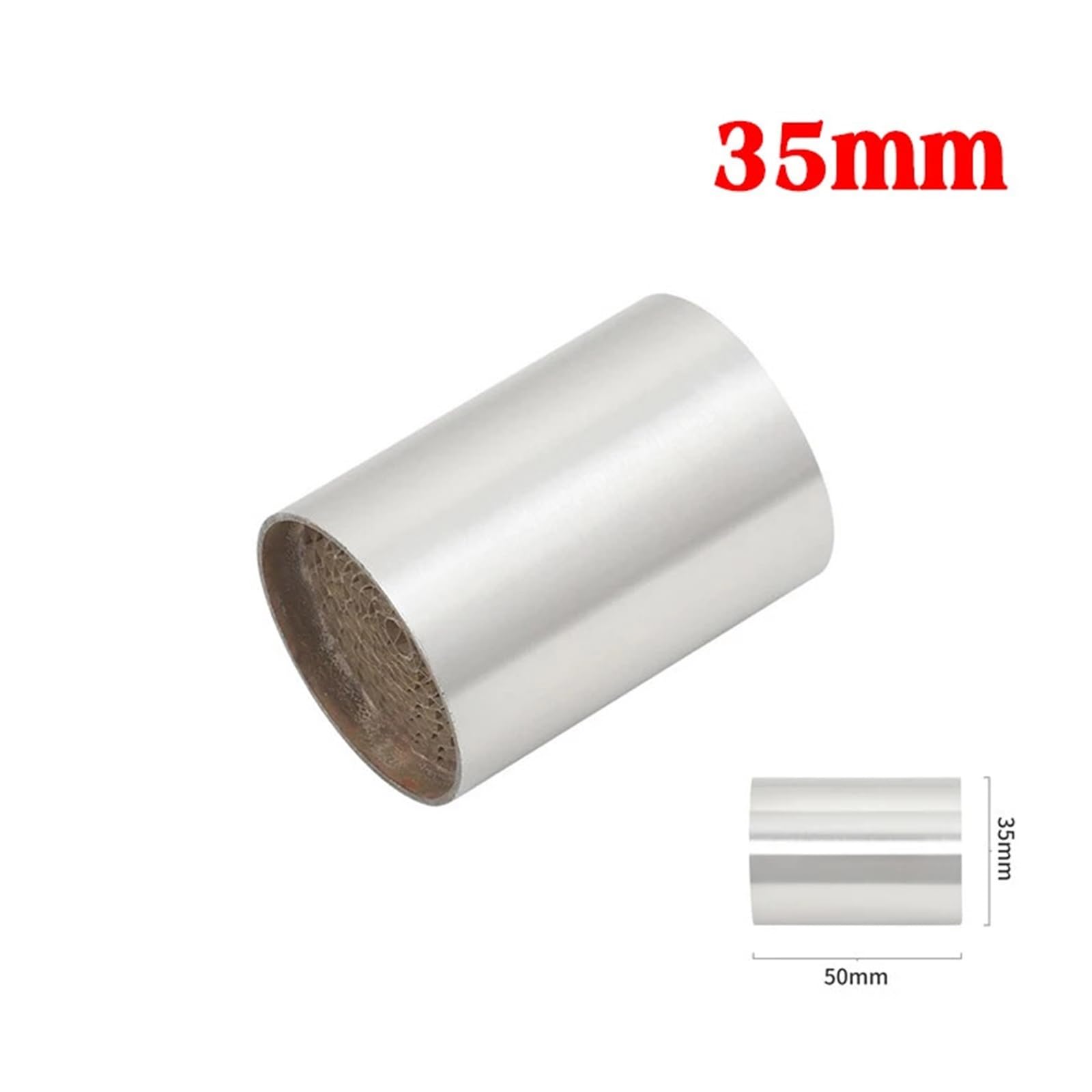 Universal Motorrad 35/42/45/48/50/53MM Vorne Mitte Ende Katalysator DB Killer for Auspuff Schalldämpfer Noise Sound(35MM) von SAPIIKEF