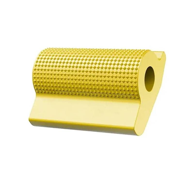 Universal Motorrad Umschalt Schalthebel Pedal Gummi Abdeckung Anti-skid Fuß Peg Toe Gel Zubehör(Yellow) von SAPIIKEF