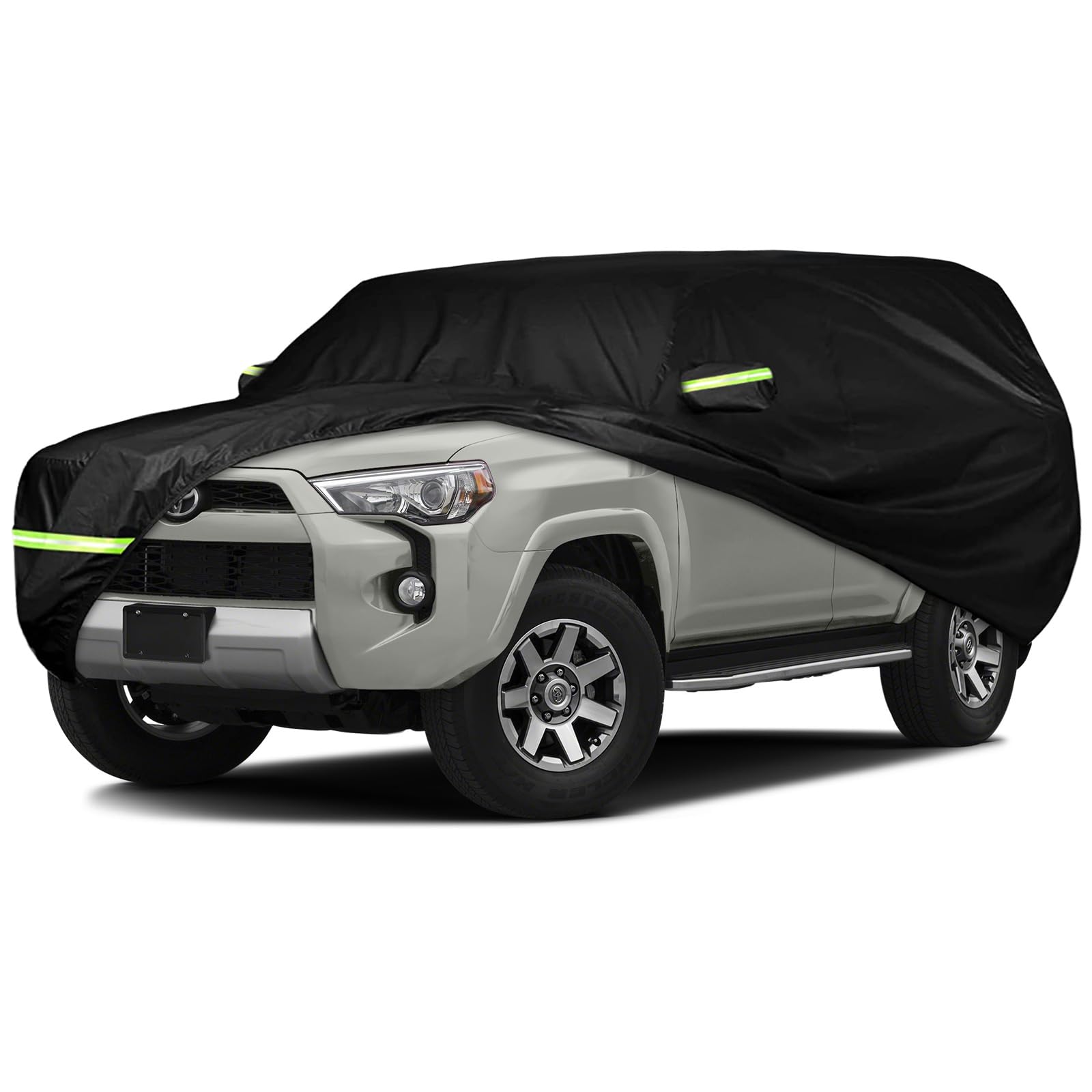 Autoabdeckung kompatibel mit Toyota 4Runner 2002–2020 2021 2022, 6-lagig, strapazierfähig, wasserdicht, staubdicht, Schwarze Autoabdeckung Autoabdeckung kompatibel mit Toyota 4Runner 2002–2020 2021 2022, 6-lagig, strapazierfähig, wasserdicht, staubdicht, Schwarze Autoabdeckung von SAPUBK